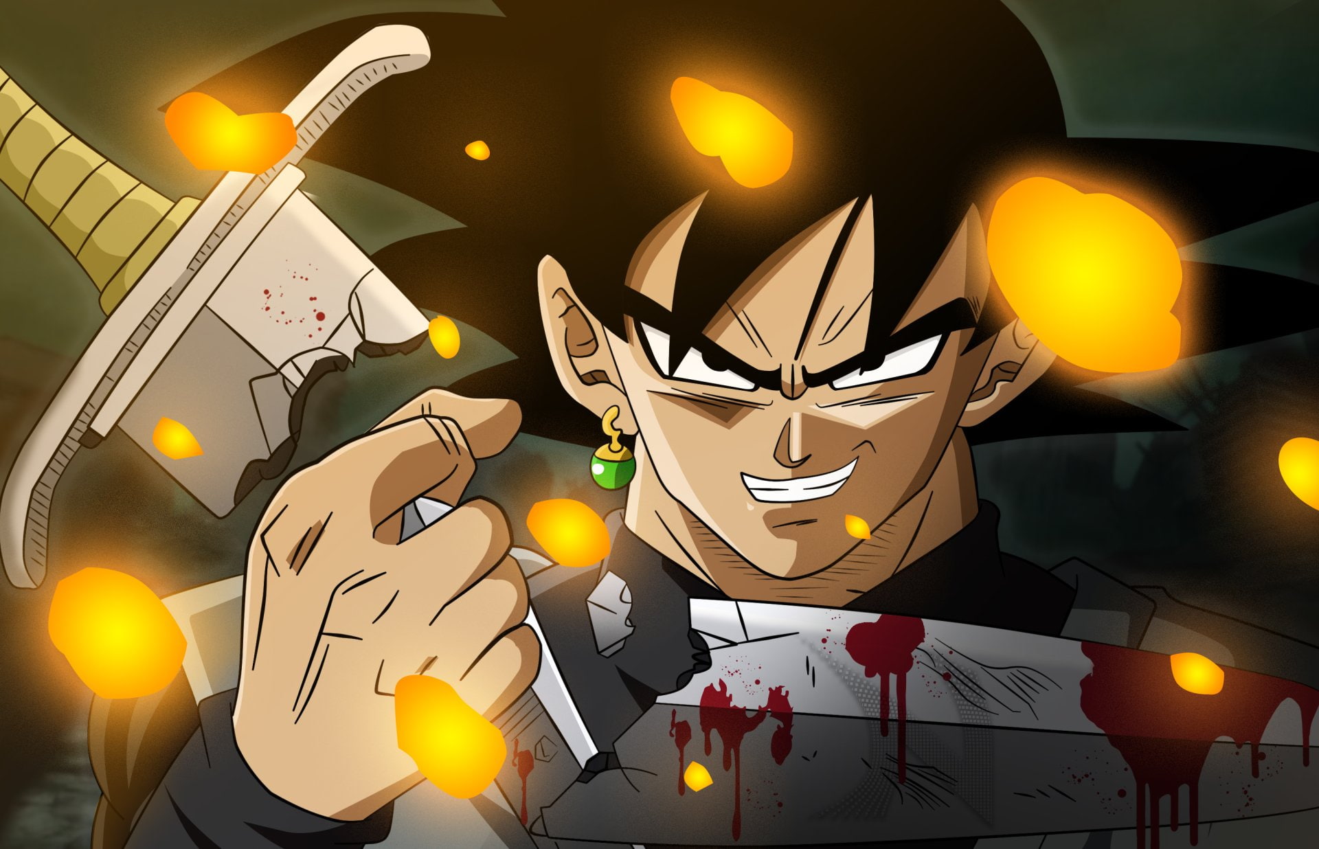 Black Goku, Dragon Ball Super, 1080P, Dragon Ball, HD Wallpaper