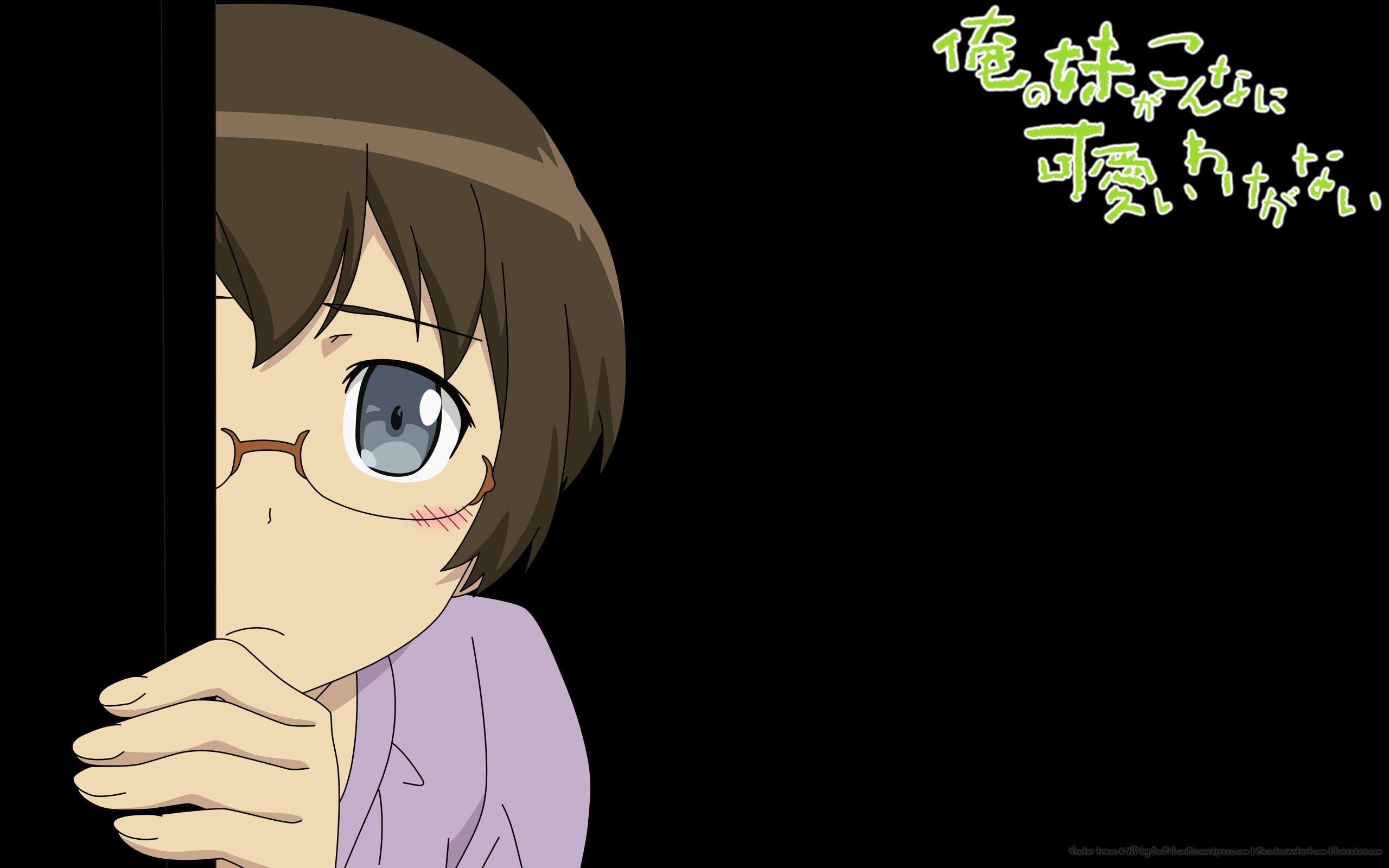 human representation, one person, black background, night, anime, copy space, standing, indoors, waist up, close-up, illuminated, 2K, lifestyles, Tamura Manami, HD Wallpaper