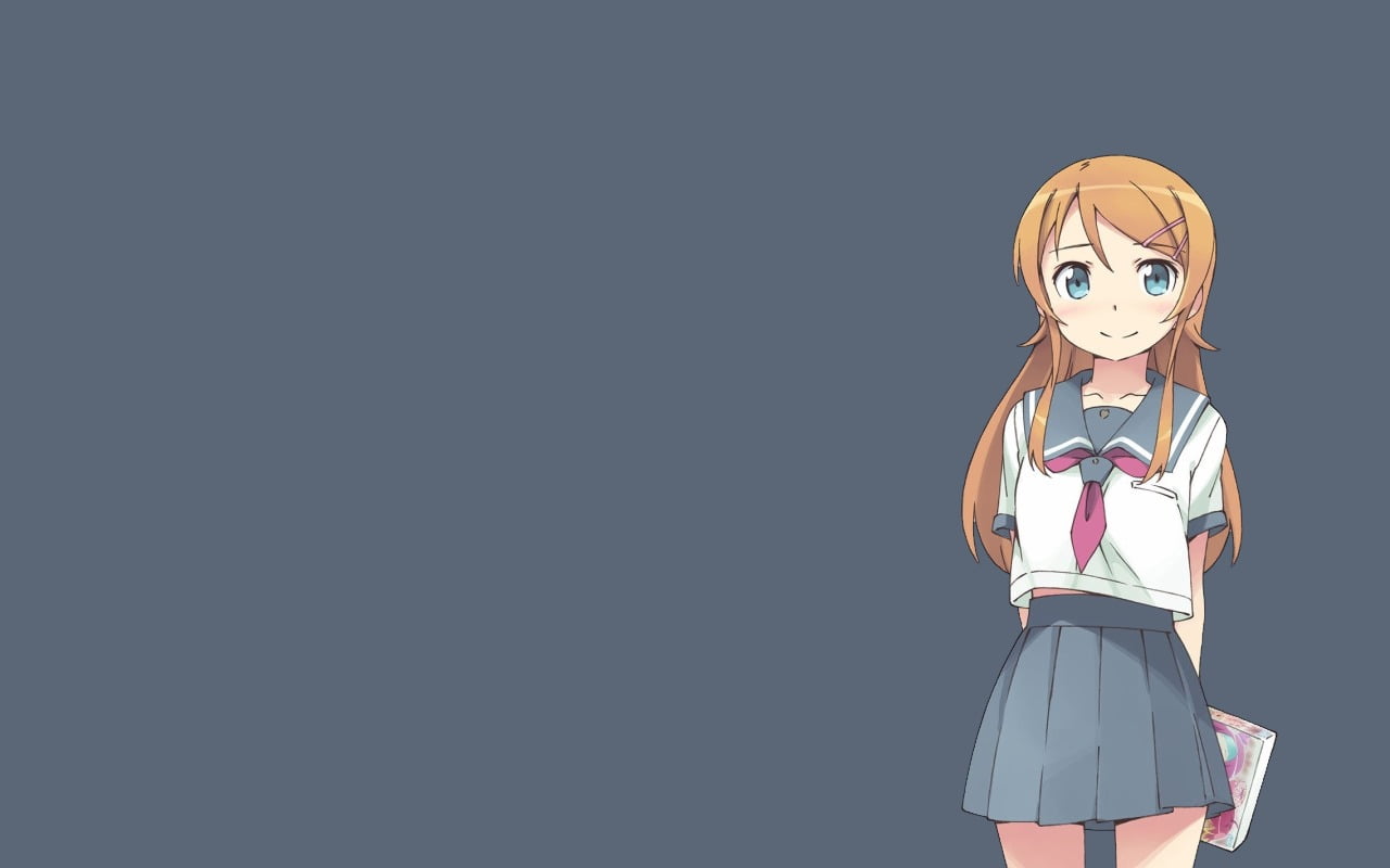 representation, three quarter length, creativity, studio shot, standing, front view, Kousaka Kirino, women, 720P, child, clothing, smiling, offspring, HD Wallpaper