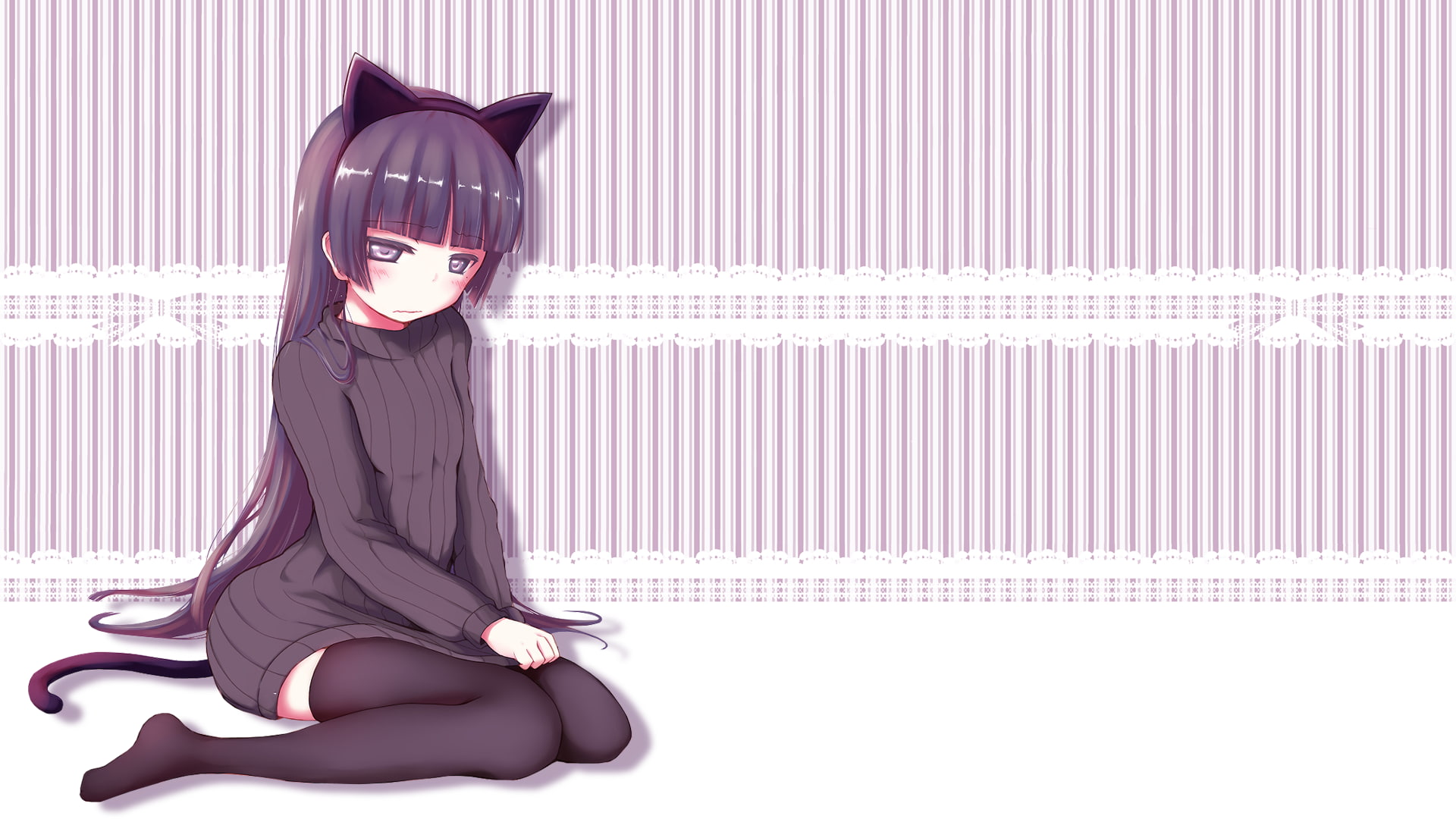 Gokou Ruri, Ore no Imouto ga Konnani Kawaii Wake ga Nai, anime girls, cat girl, 1080P, anime, HD Wallpaper