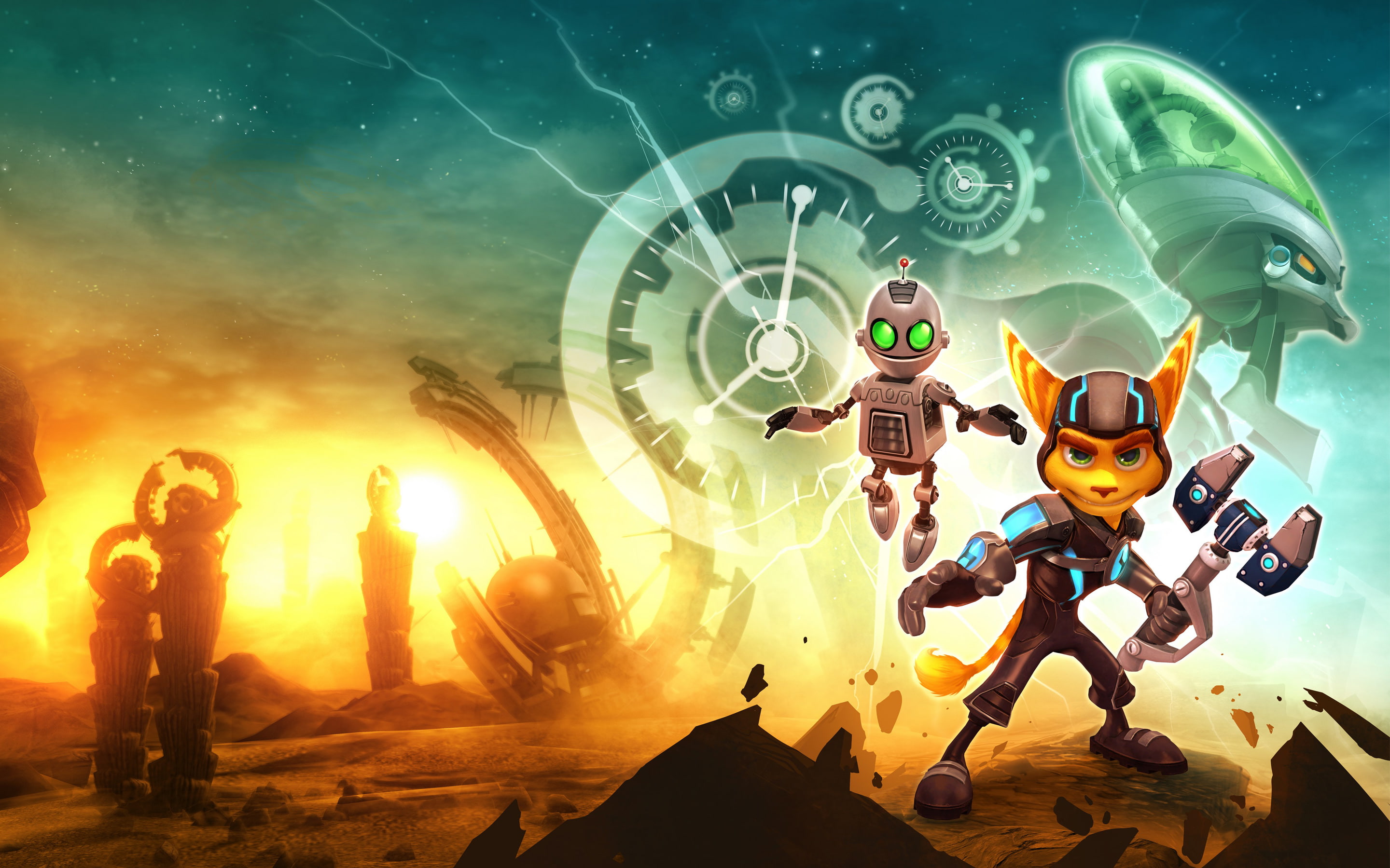 2K, future, clank, game, amp, time, poster, crack, ratchet, HD Wallpaper