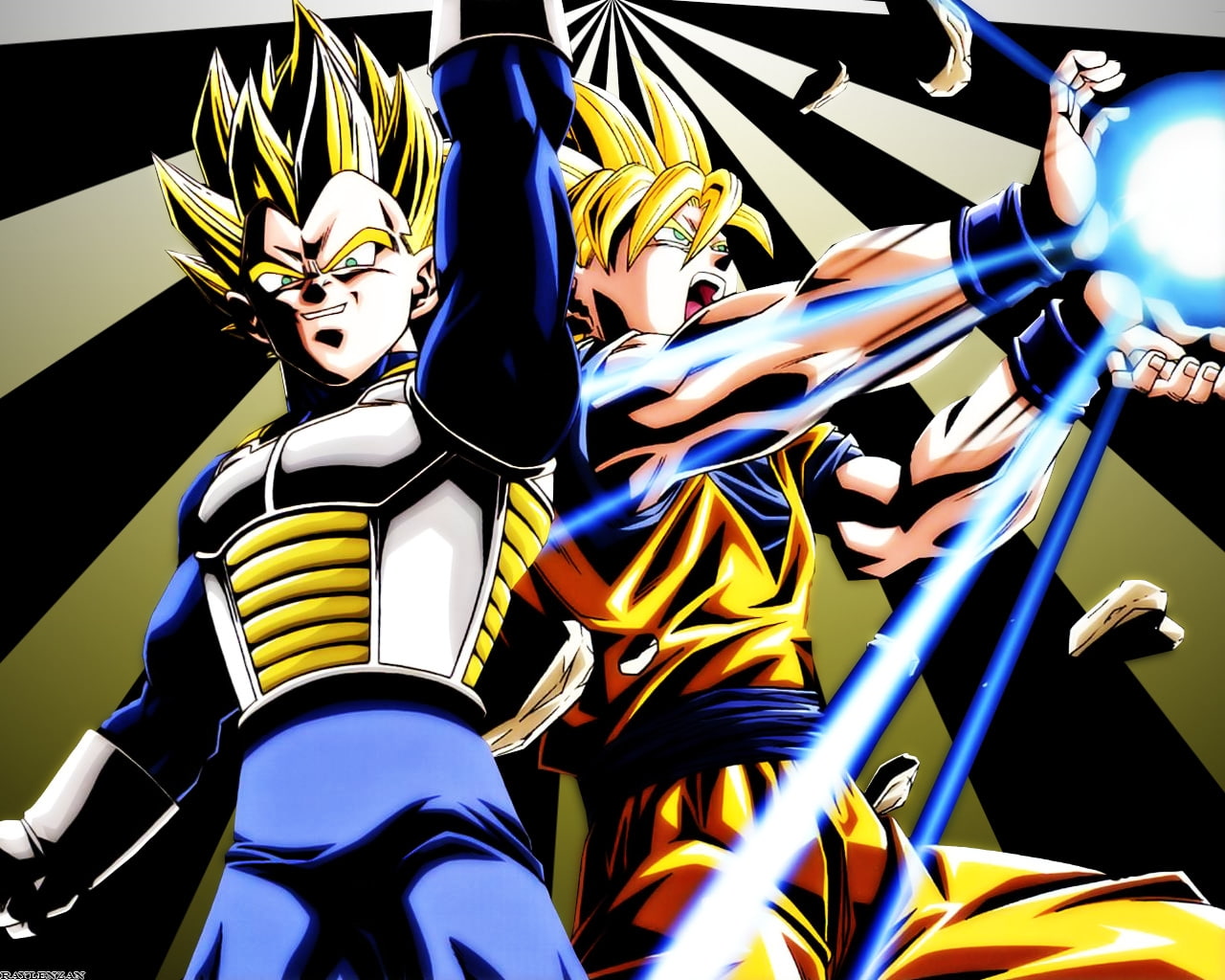 ball, goku, x, dragon, hd, 720P, z, anime, dragonball, son, Son Goku, vegeta, art, HD Wallpaper