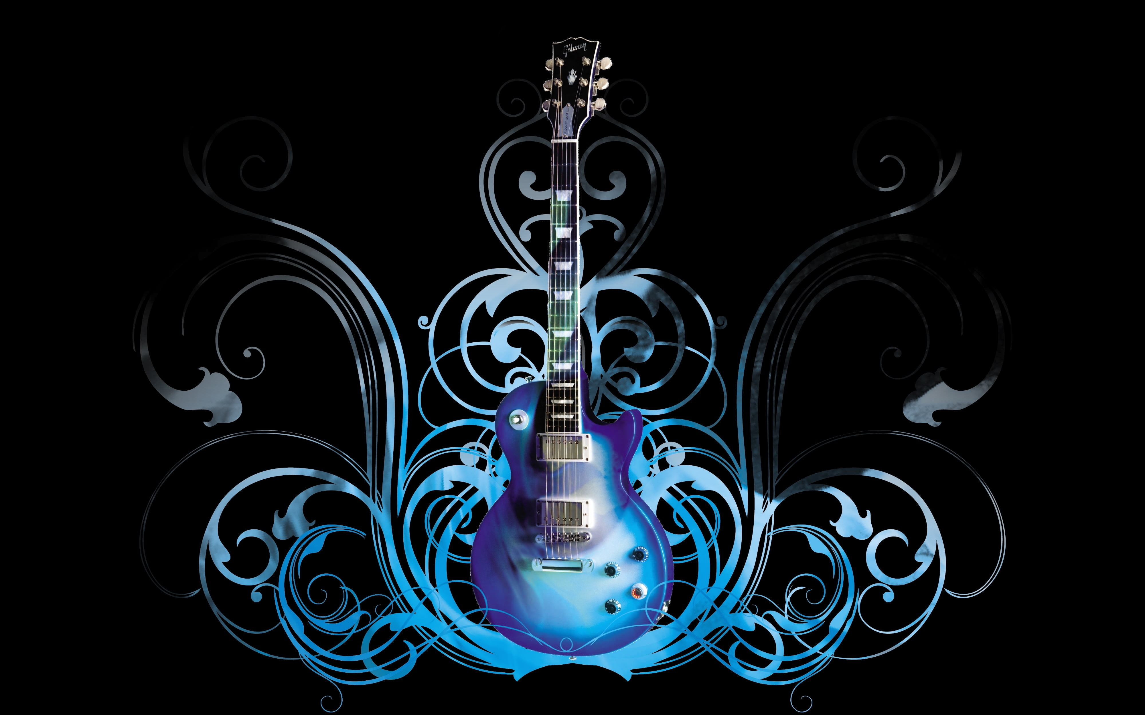 electric light, ornate, shape, no people, shiny, design Element, computer Graphic, black background, lighting equipment, vector, indoors, 4K, electricity, HD Wallpaper