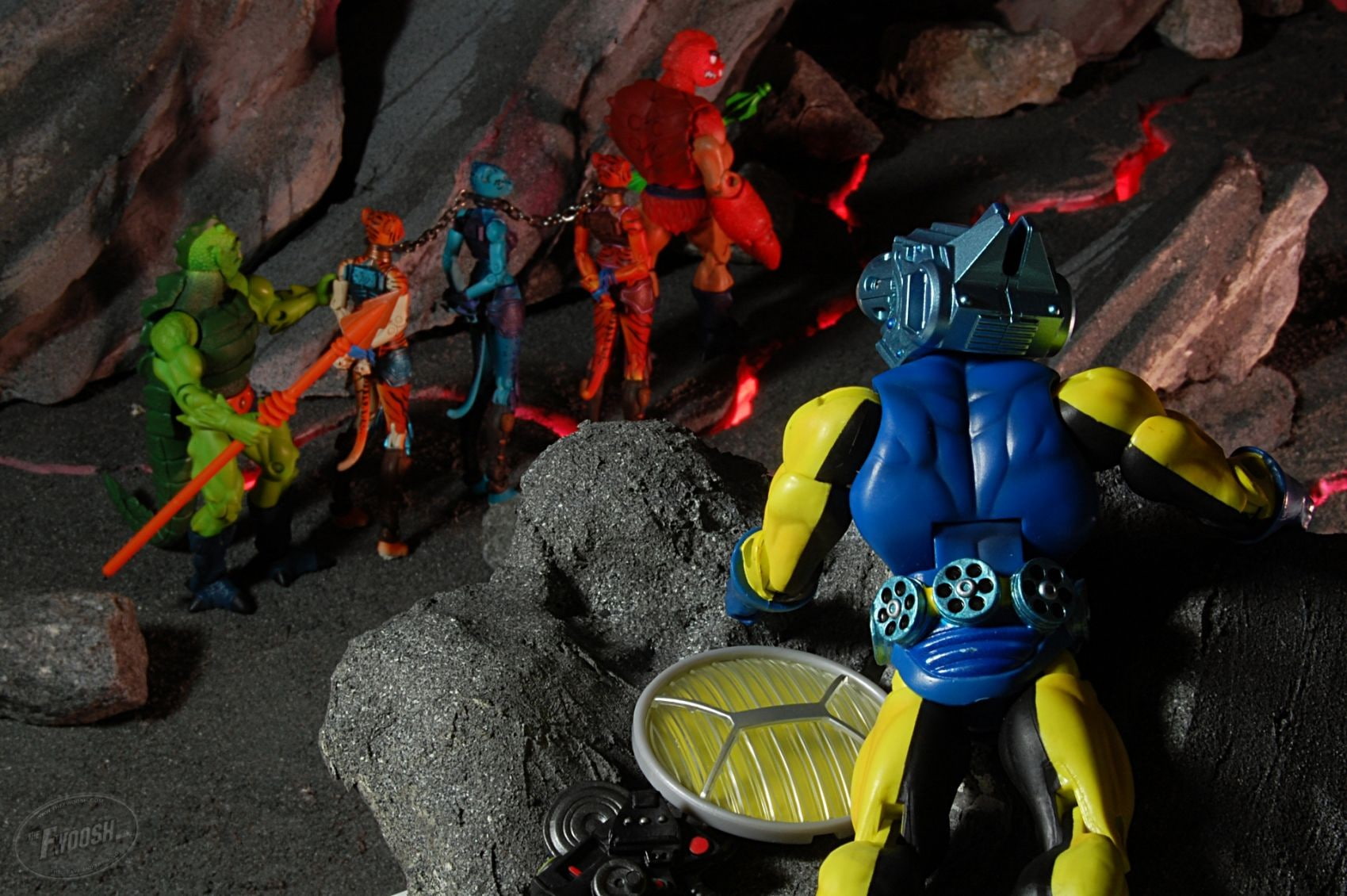 720P, toys, blue, comic art, action figures, HD Wallpaper