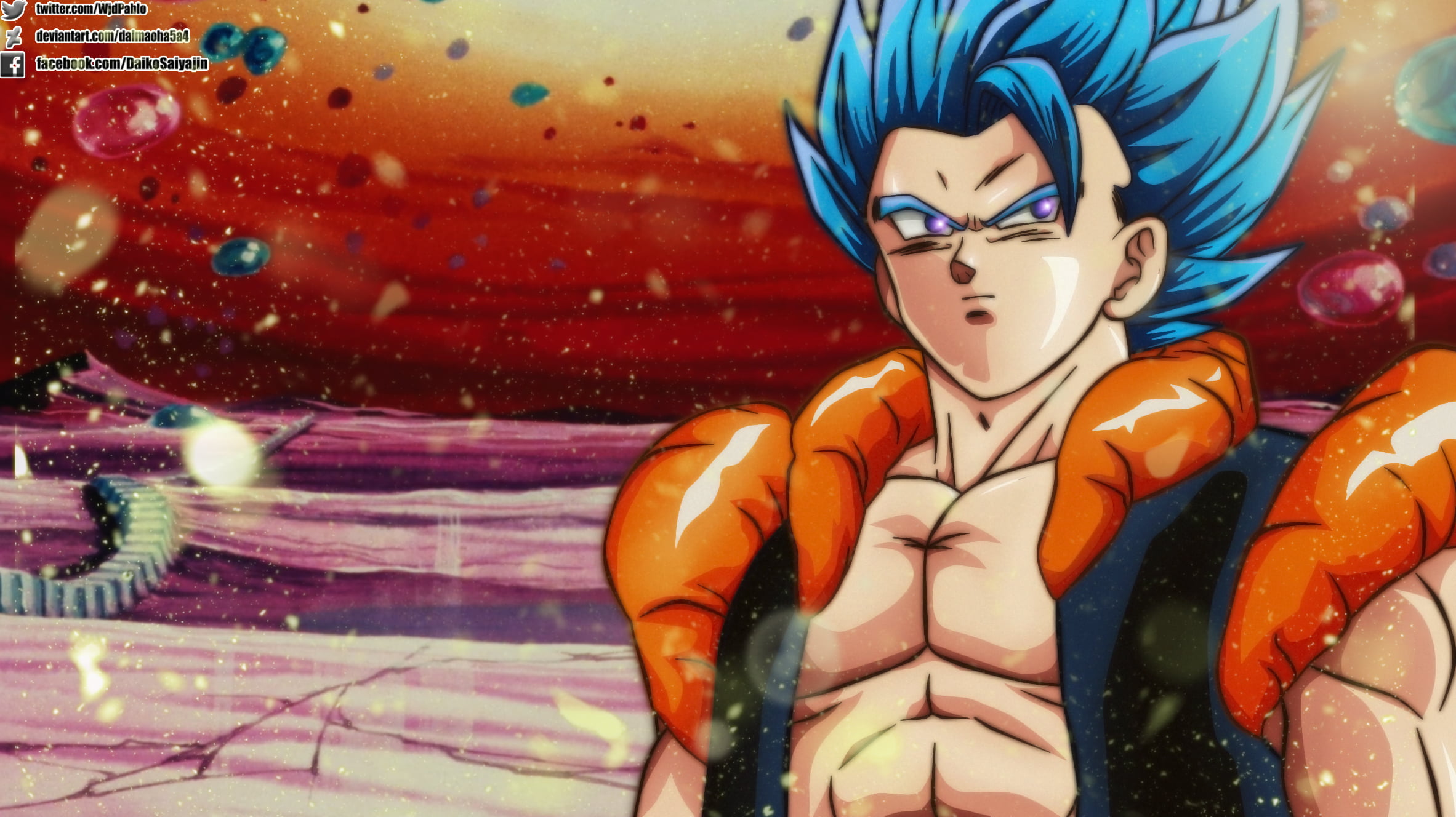 Gogeta (Dragon Ball), Dragon Ball Super: Broly, Super Saiyan Blue, Movie, 1080P, HD Wallpaper