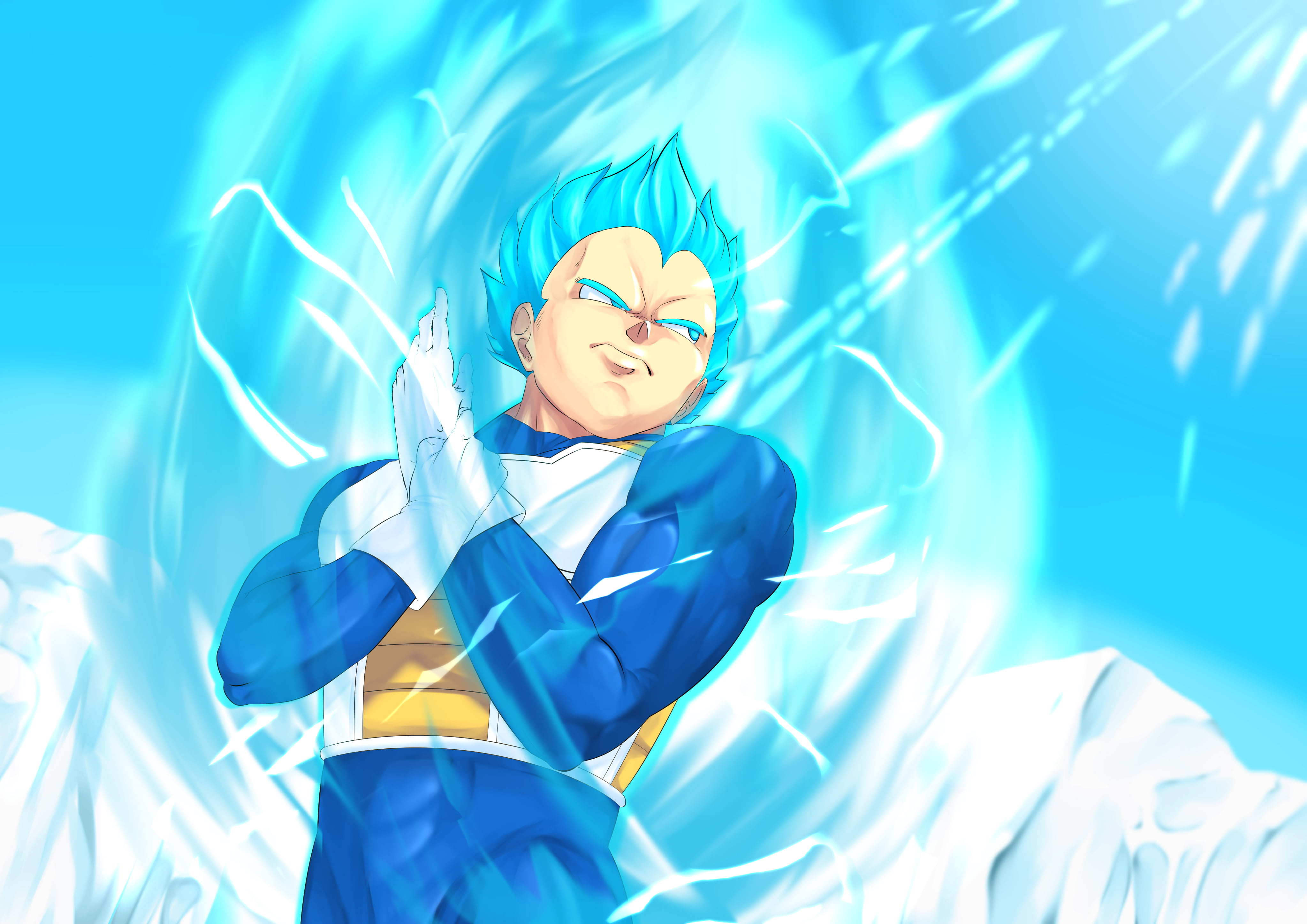 4K, Super Saiyan Blue, Vegeta (Dragon Ball), Dragon Ball Super: Broly, Movie, HD Wallpaper