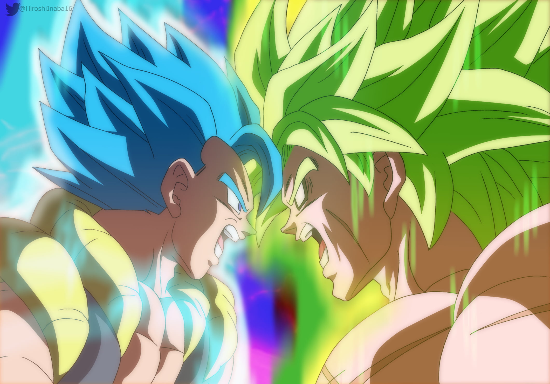 1080P, Broly (Dragon Ball), Gogeta (Dragon Ball), Dragon Ball Super: Broly, Movie, HD Wallpaper
