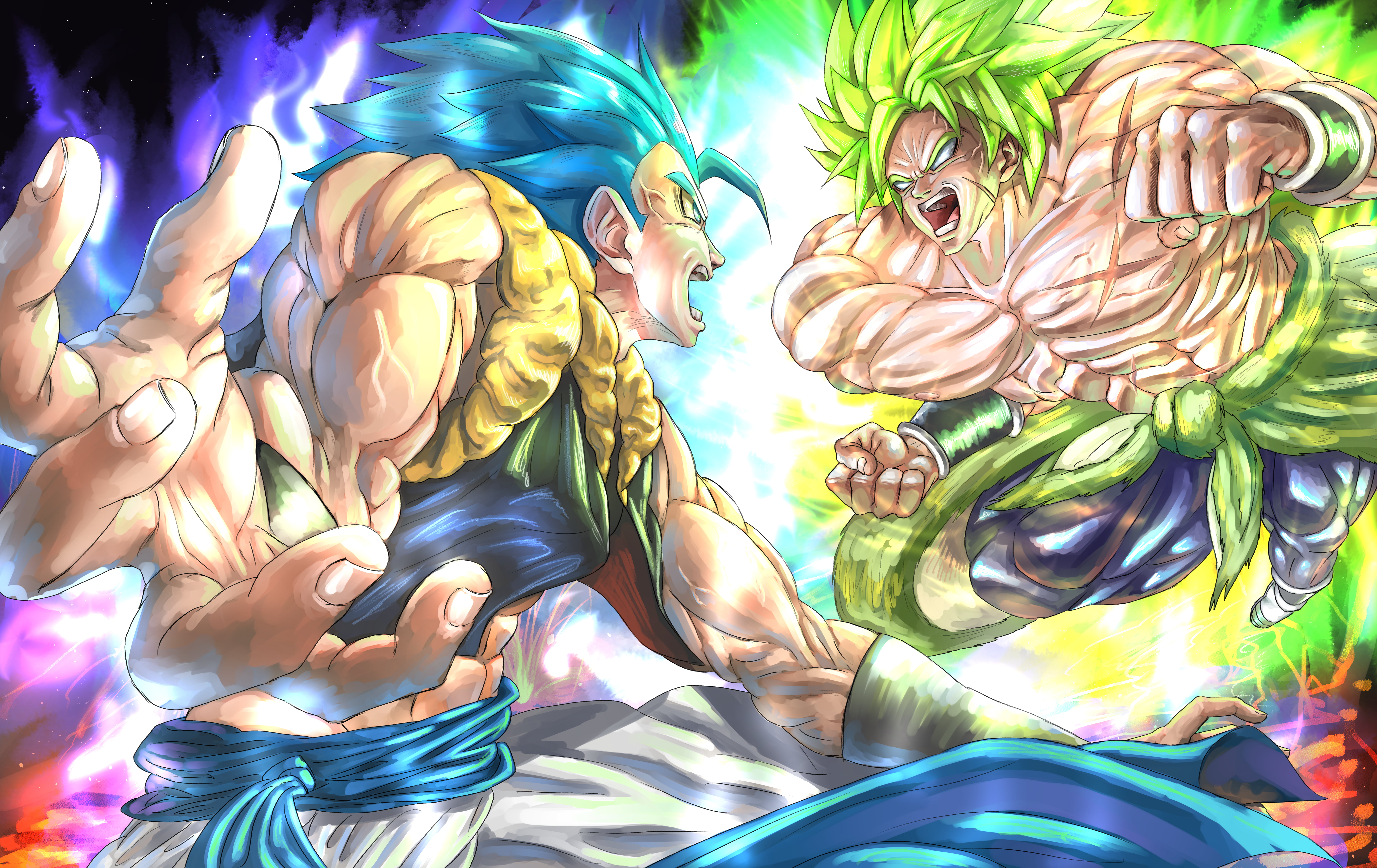 Dragon Ball Super: Broly, Gogeta (Dragon Ball), 8K, Broly (Dragon Ball), Movie, HD Wallpaper