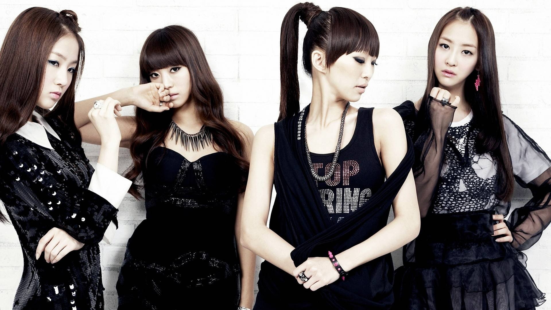 Dress, Black, Girls, kpop, 1080P, star, SISTAR, group, HD Wallpaper