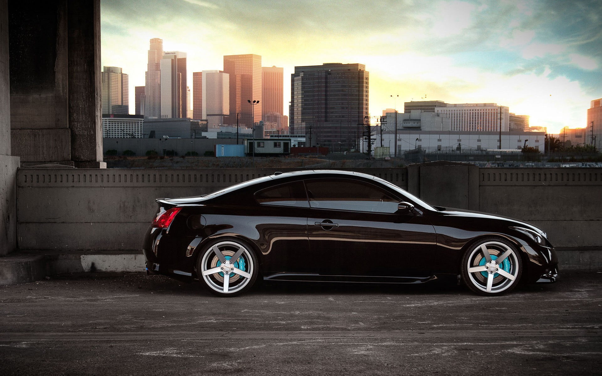 Infiniti, 1080P, vehicle, cityscape, Los Angeles, G35, car, HD Wallpaper