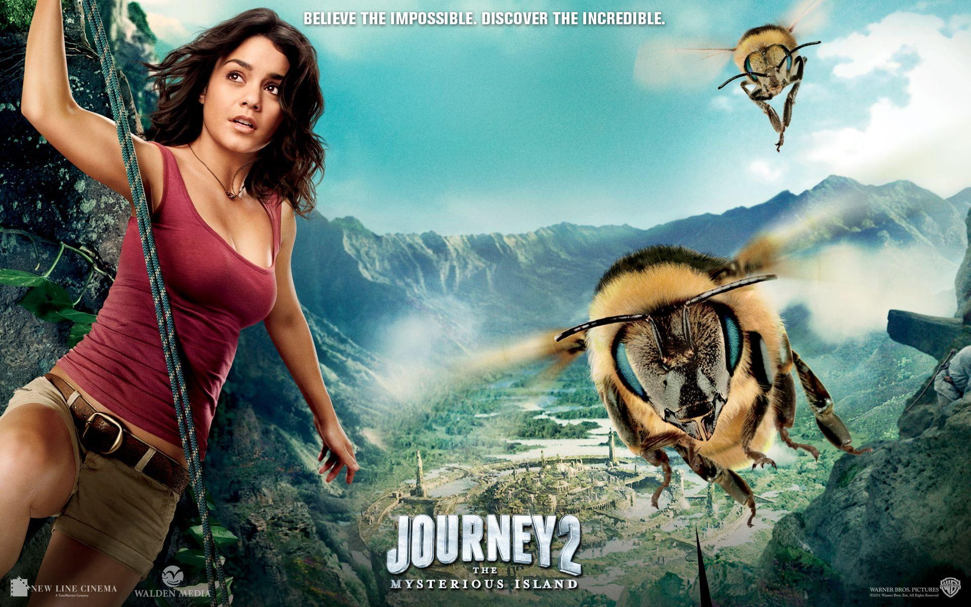 island, hudgens, vanessa, movies, journey, mysterious, poster, 1080P, HD Wallpaper