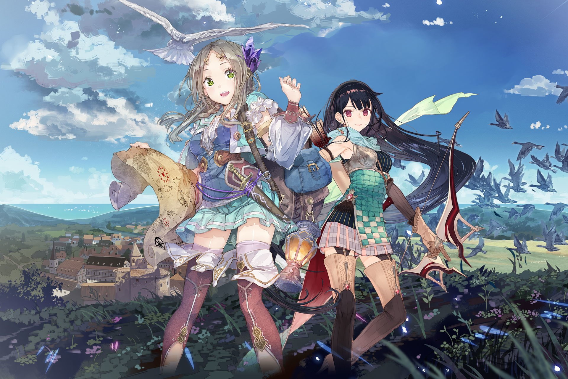 1080P, Video Game, Atelier Totori: The Adventurer of Arland, Liane Mistlud, Firis Mistlud, HD Wallpaper
