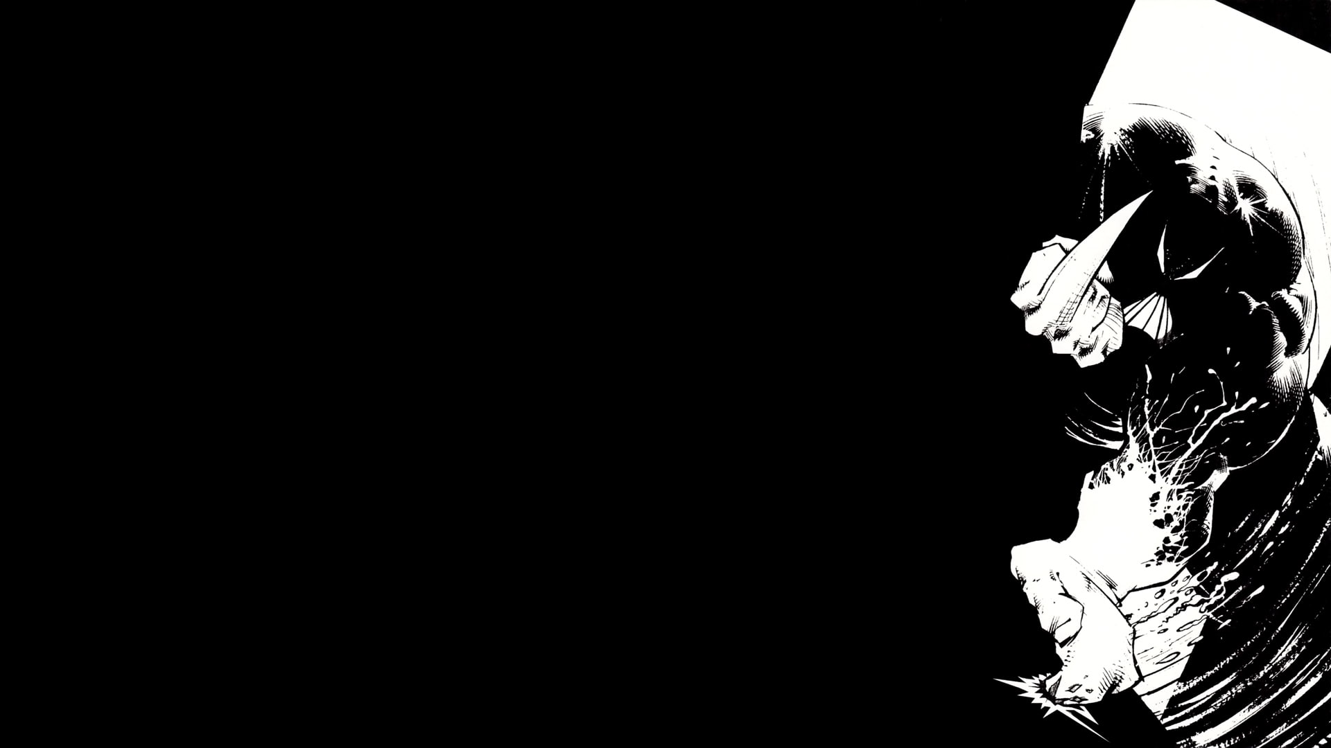 bw, hd, maxx, cartoon/comic, black, the, 1080P, HD Wallpaper