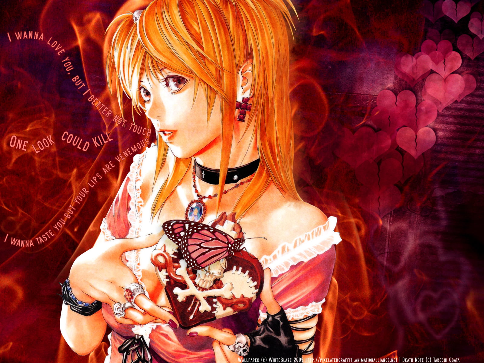 misa, obata, valentine, gothic, amane, 720P, death, takeshi, note, HD Wallpaper