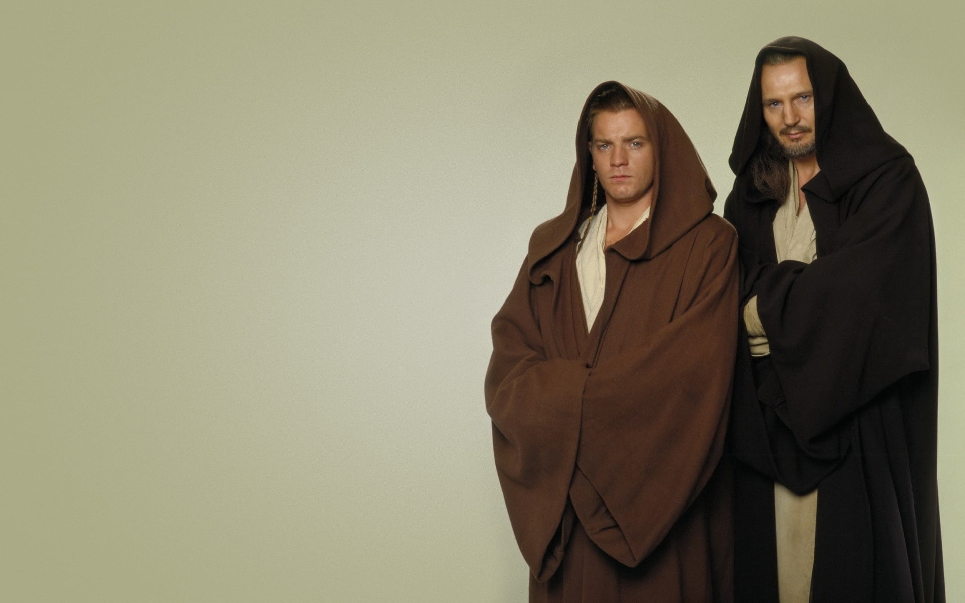 young men, studio Shot, coat, looking, wars, caucasian Ethnicity, portrait, ewan mcgregor, color Image, people, islam, star wars, middle Eastern Ethnicity, HD Wallpaper