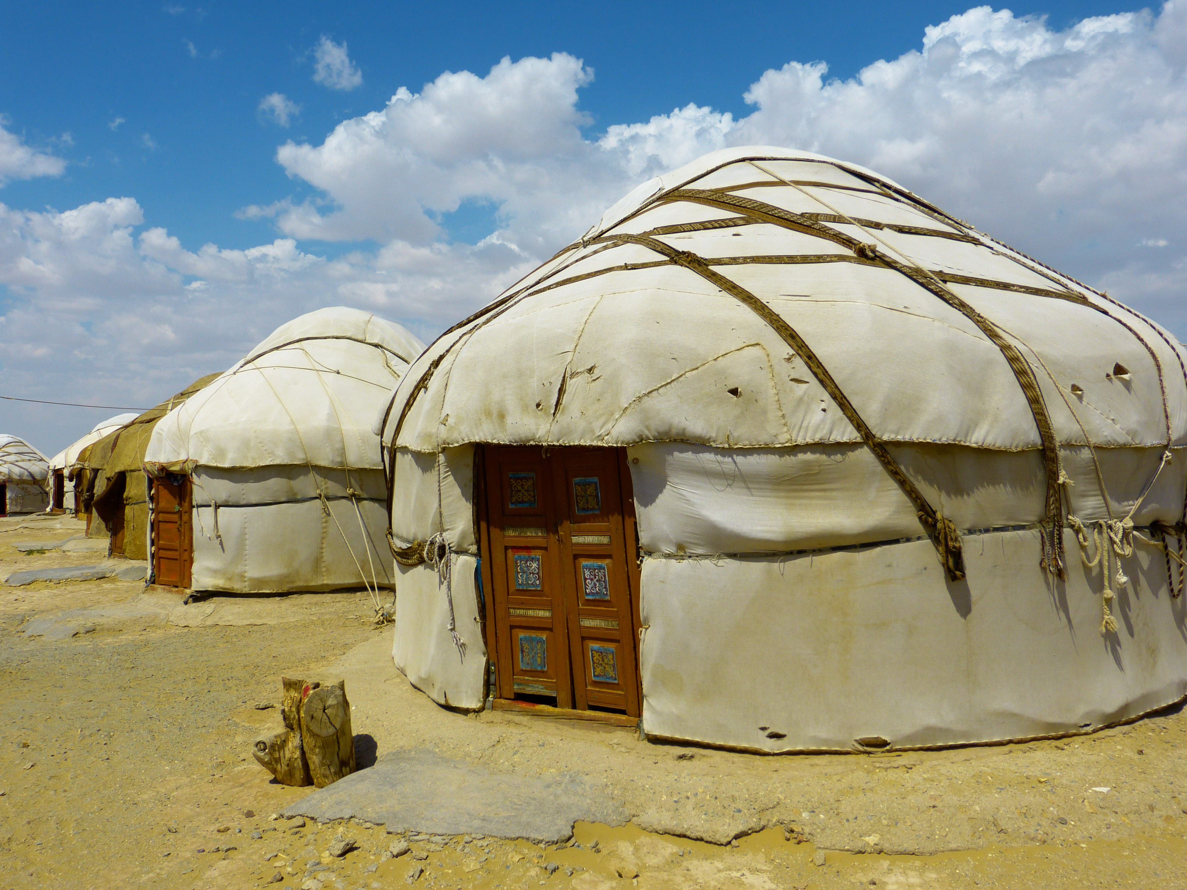 two, house, wood - material, nomads, Structure, old, residential structure, sunlight, no people, desert, deterioration, building, old-fashioned, cloud - sky, HD Wallpaper