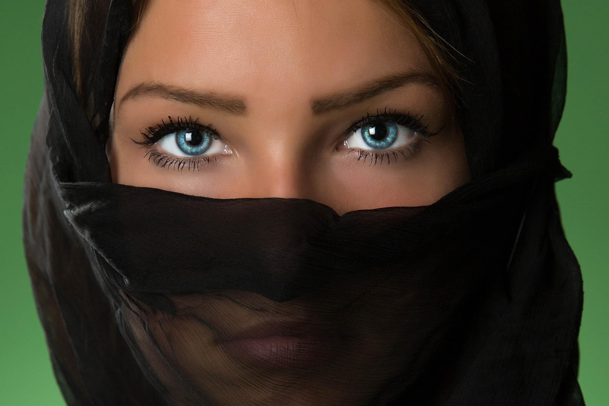 eyes, human eye, portrait, young adult, face, one person, eyelash, adult, covering, peeking, obscured face, beauty, front view, human body part, young women, HD Wallpaper