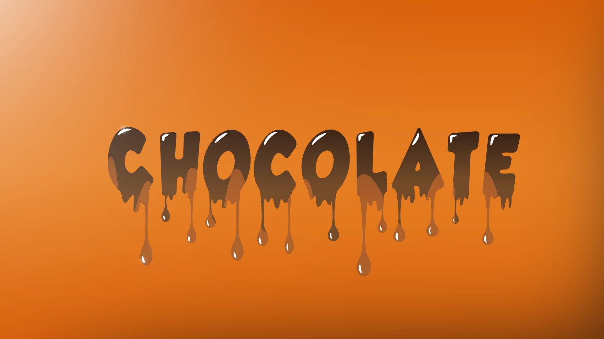 abstracto, 1080P, Texto, chocolate, HD Wallpaper