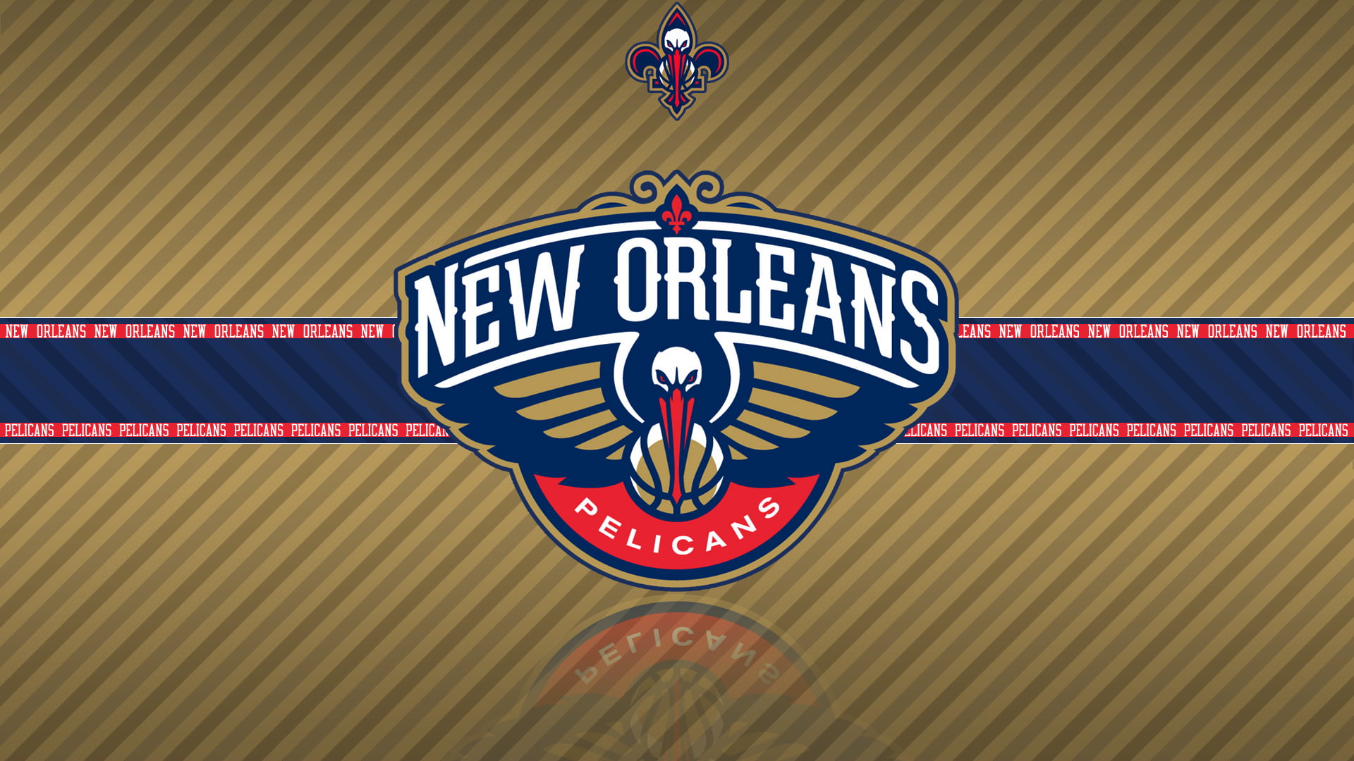 Emblem, 1080P, NBA, Logo, Basketball, New Orleans Pelicans, HD Wallpaper