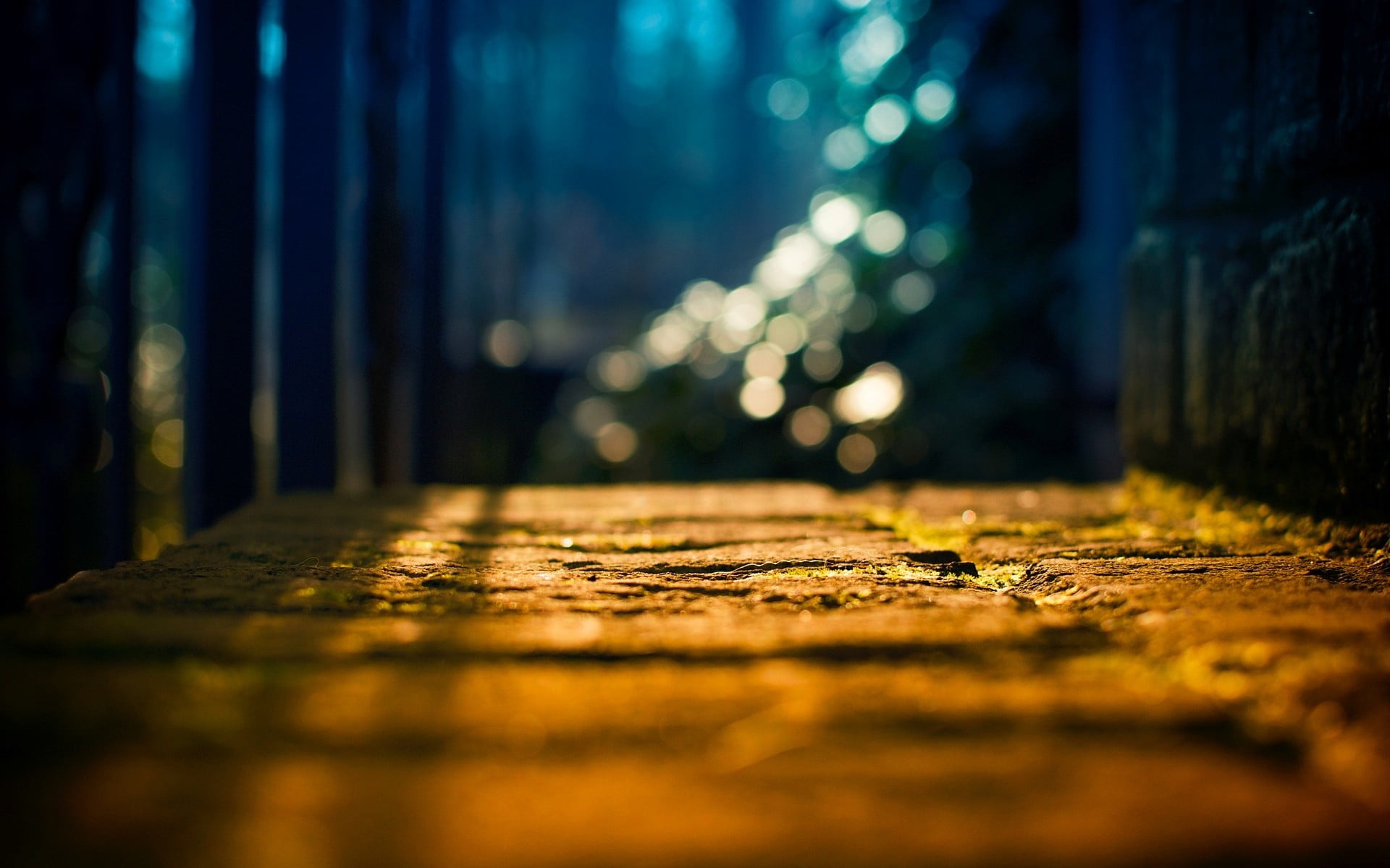 pattern, city, architecture, light - Natural Phenomenon, dark, depth of field, path, backgrounds, footpath, selective focus, road, abstract, illuminated, HD Wallpaper