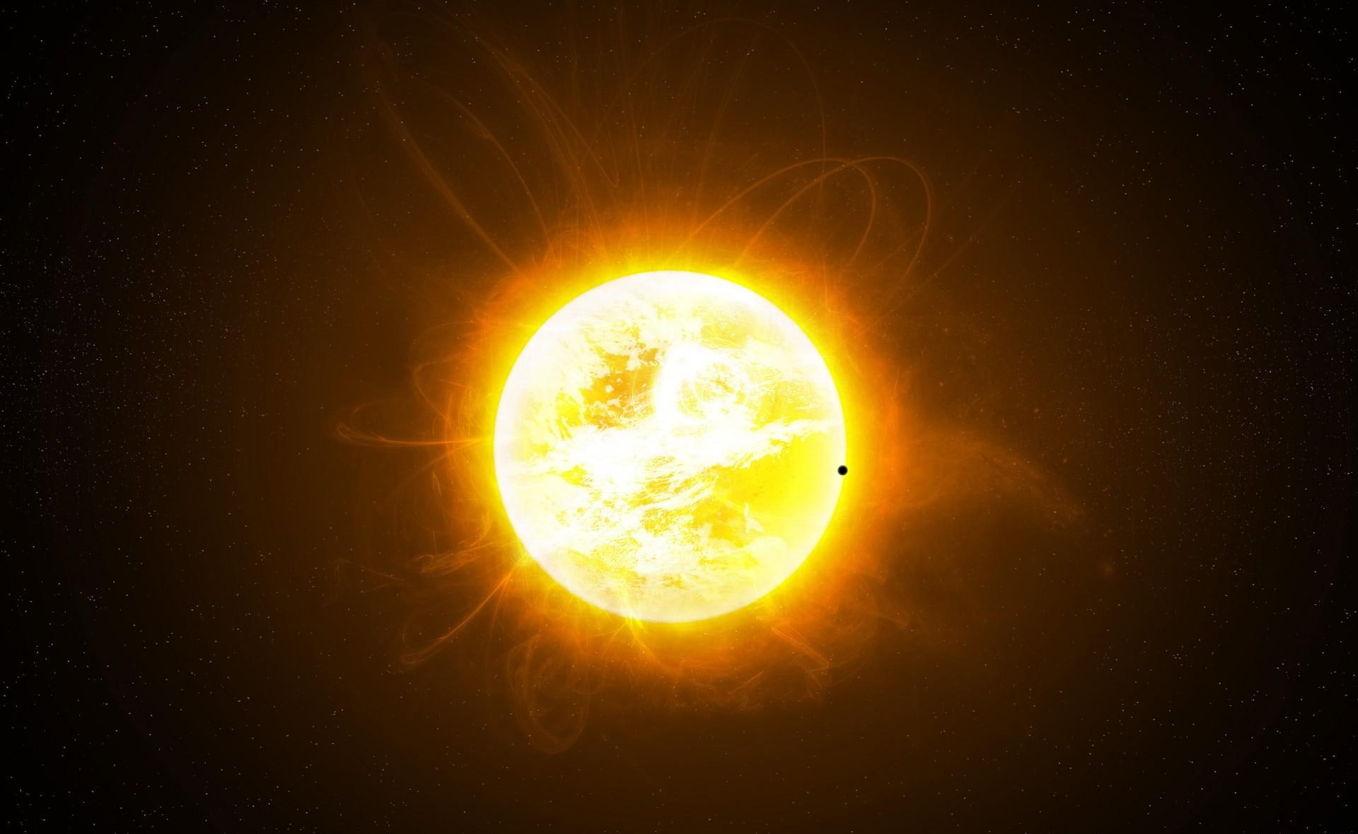 1080P, cosmos, plasma, sun, star, light, HD Wallpaper