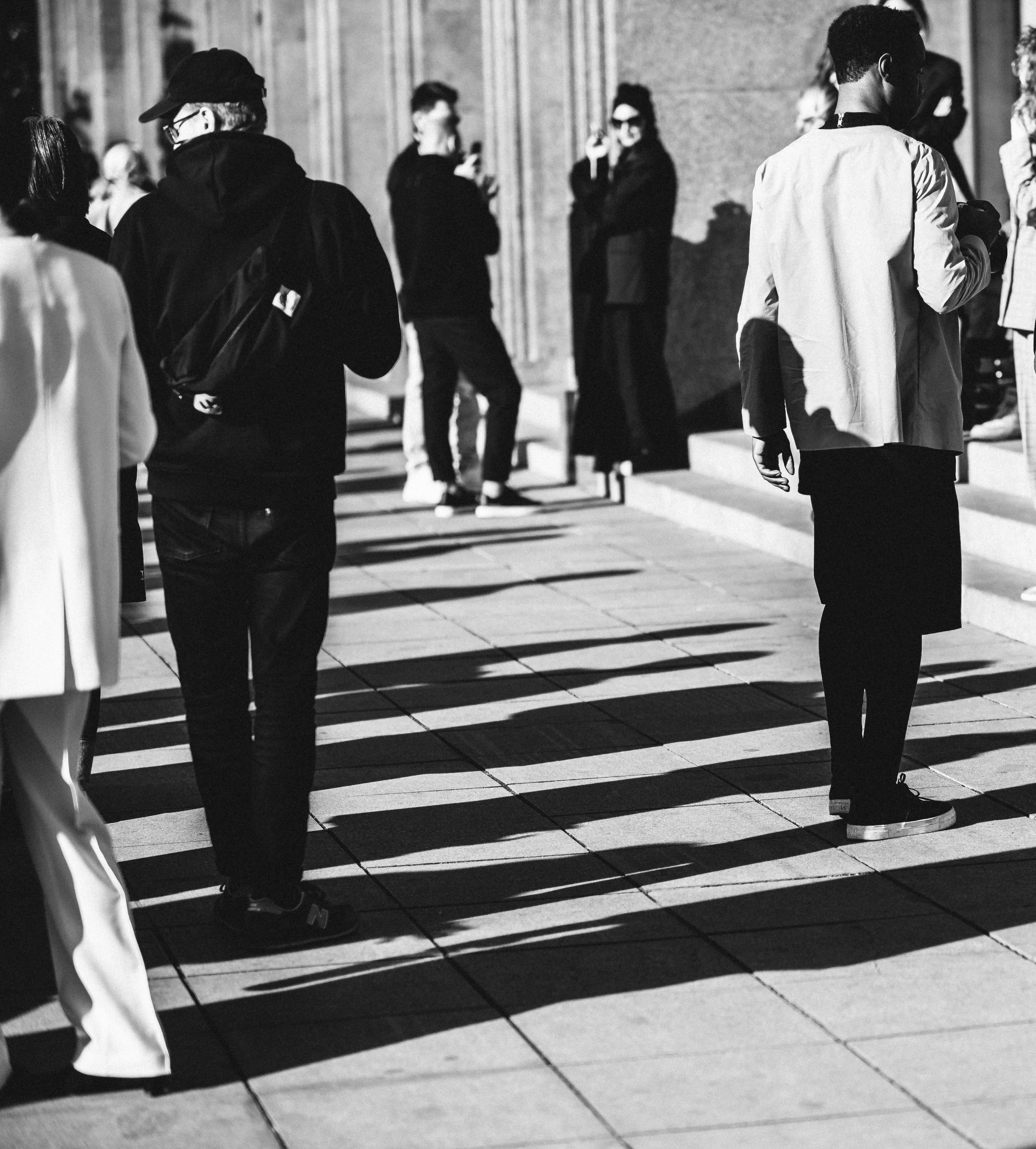 lifestyles, overcoat, long sleeve, tarmac, footwear, architecture, officer, military, person, zebra crossing, standing, full length, coat, walking, casual clothing, Phone HD Wallpaper