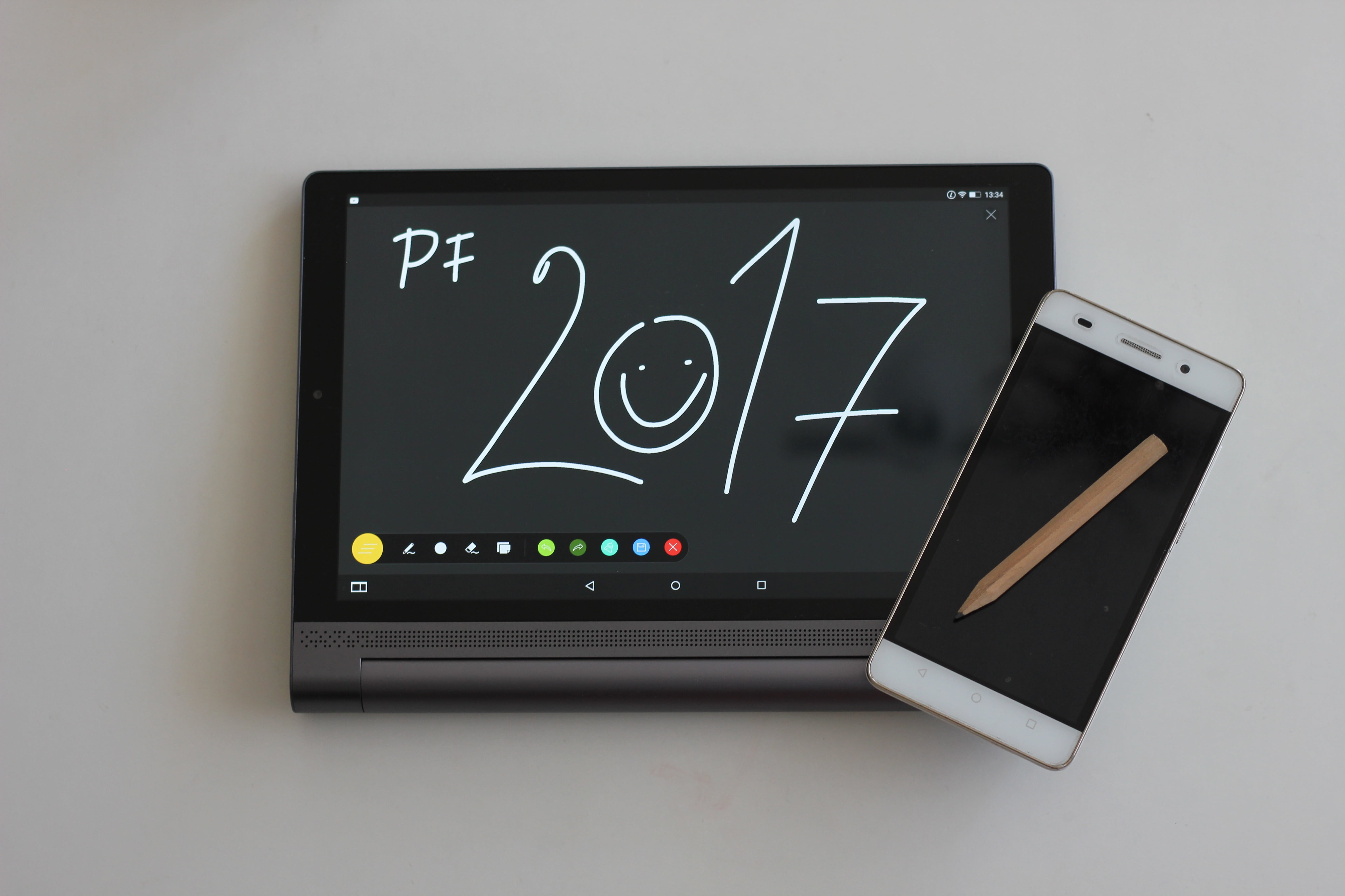 indoors, digital tablet, white background, connection, portable information device, 5K, no people, new year day, computer, displaying, creativity, symbol, HD Wallpaper