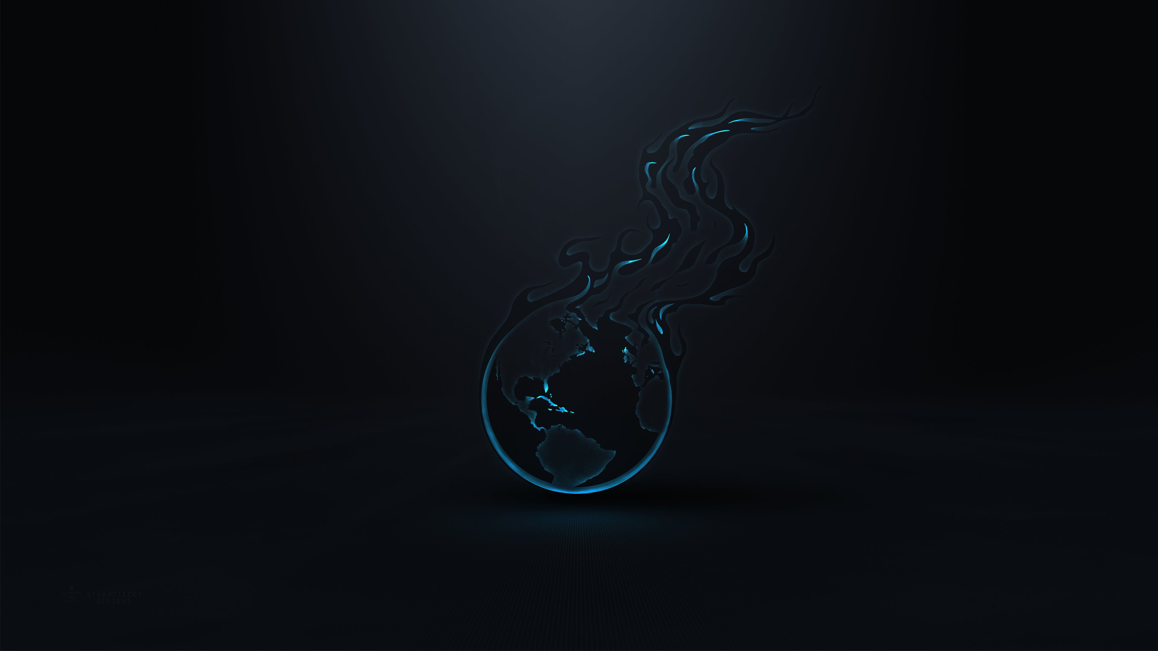 black background, abstract, nature, changing form, transparent, vulnerability, 4K, blue, bubble, Starkiteckt, copy space, shape, design, studio shot, close-up, HD Wallpaper