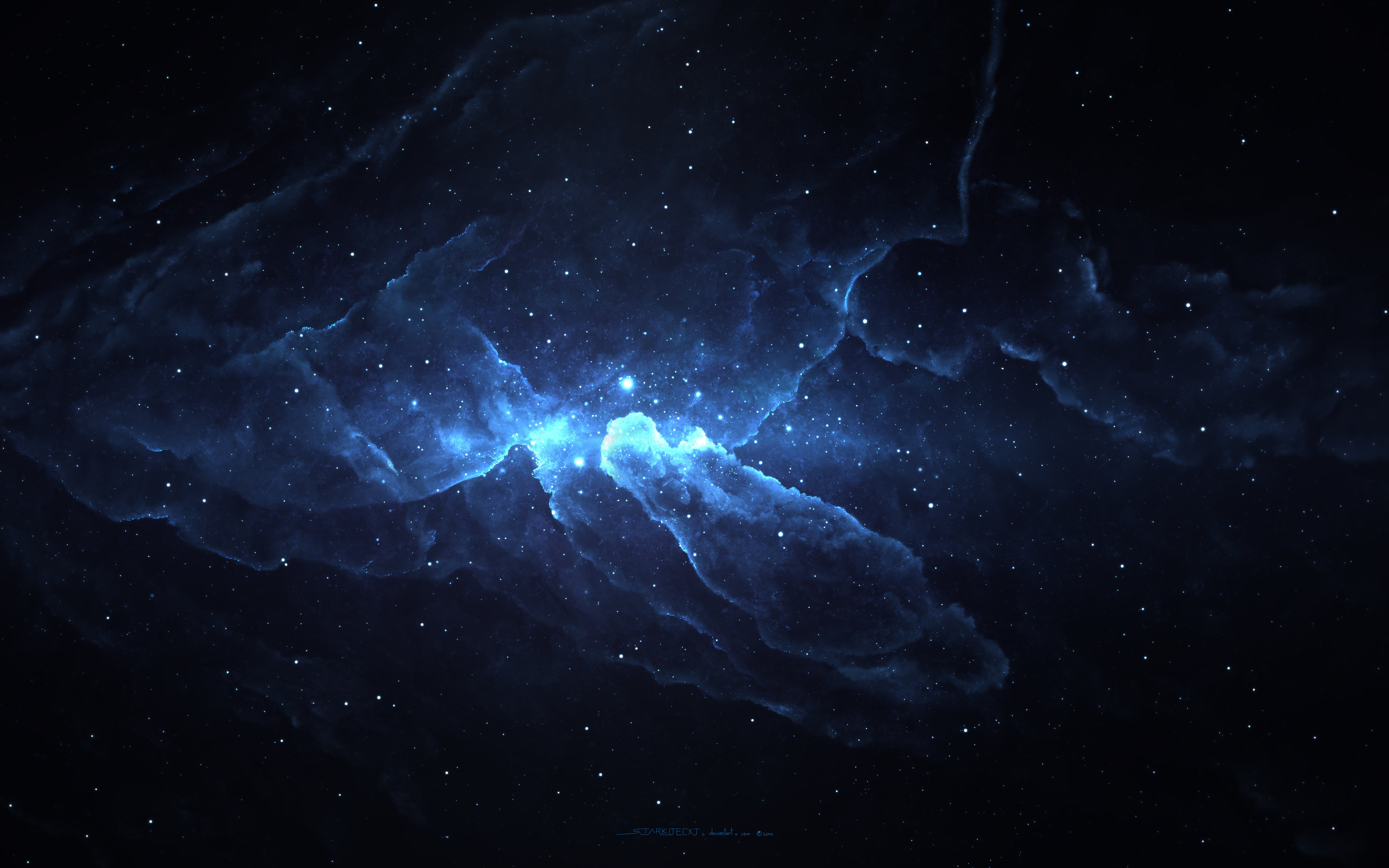 atlantis, 8K, nebula, starkiteckt, HD Wallpaper