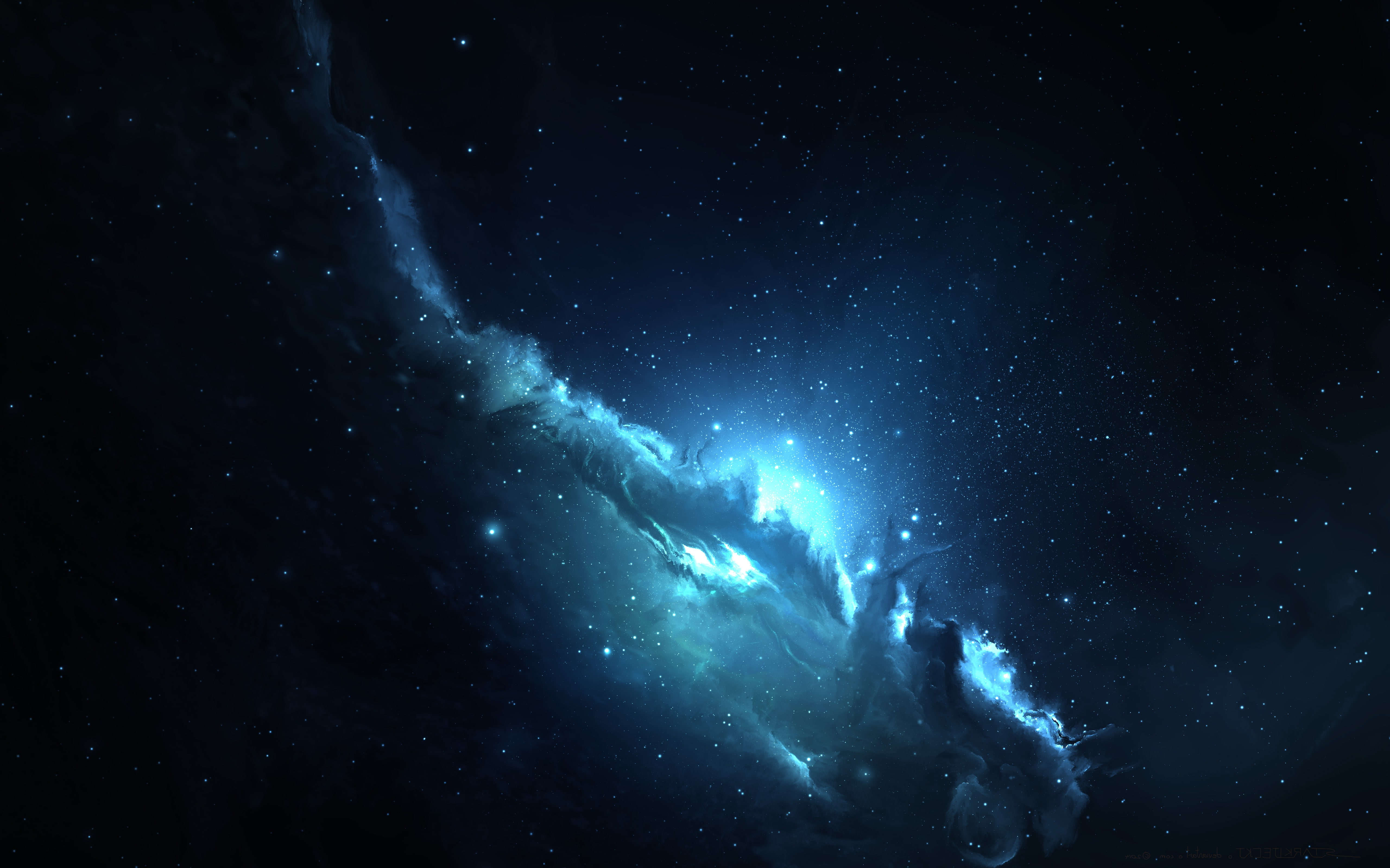 5K, tranquility, scenics - nature, tranquil scene, Space Art, exploration, Starkiteckt, sky, star - space, idyllic, artwork, infinity, nature, stars, space, HD Wallpaper
