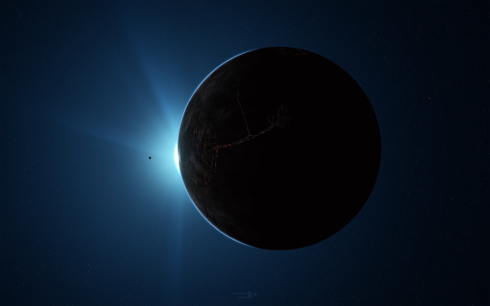 space, Starkiteckt, fantasy Art, Space Art, 1080P, planet, HD Wallpaper