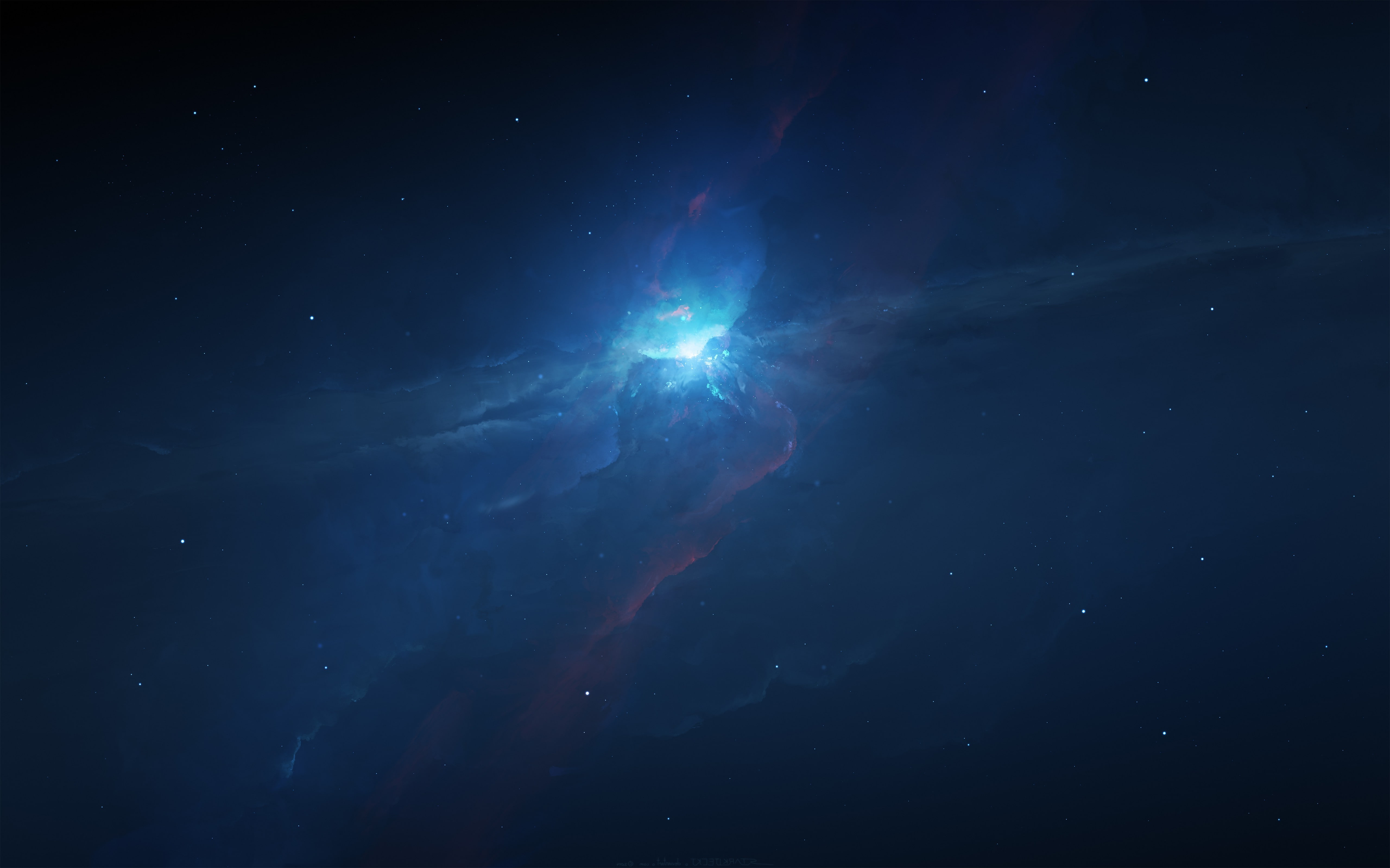 nebula, Space Art, 5K, Starkiteckt, artwork, space, HD Wallpaper