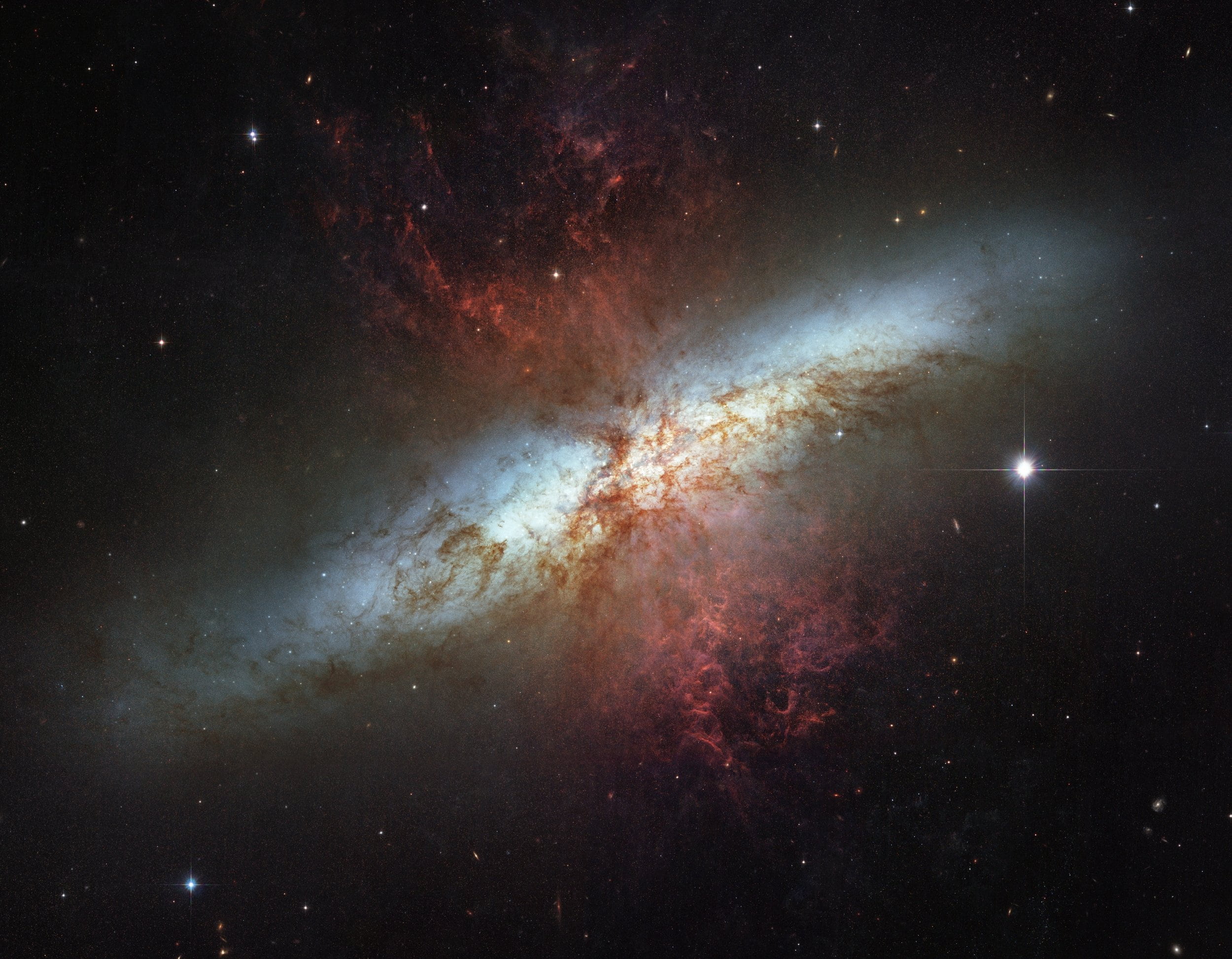 astronautics, night sky, milkyways, star - Space, m 82, 1080P, nasa, mystery, satellite view, ngc 3034, sky, m82, star Field, milky Way, luminosity, bright, HD Wallpaper