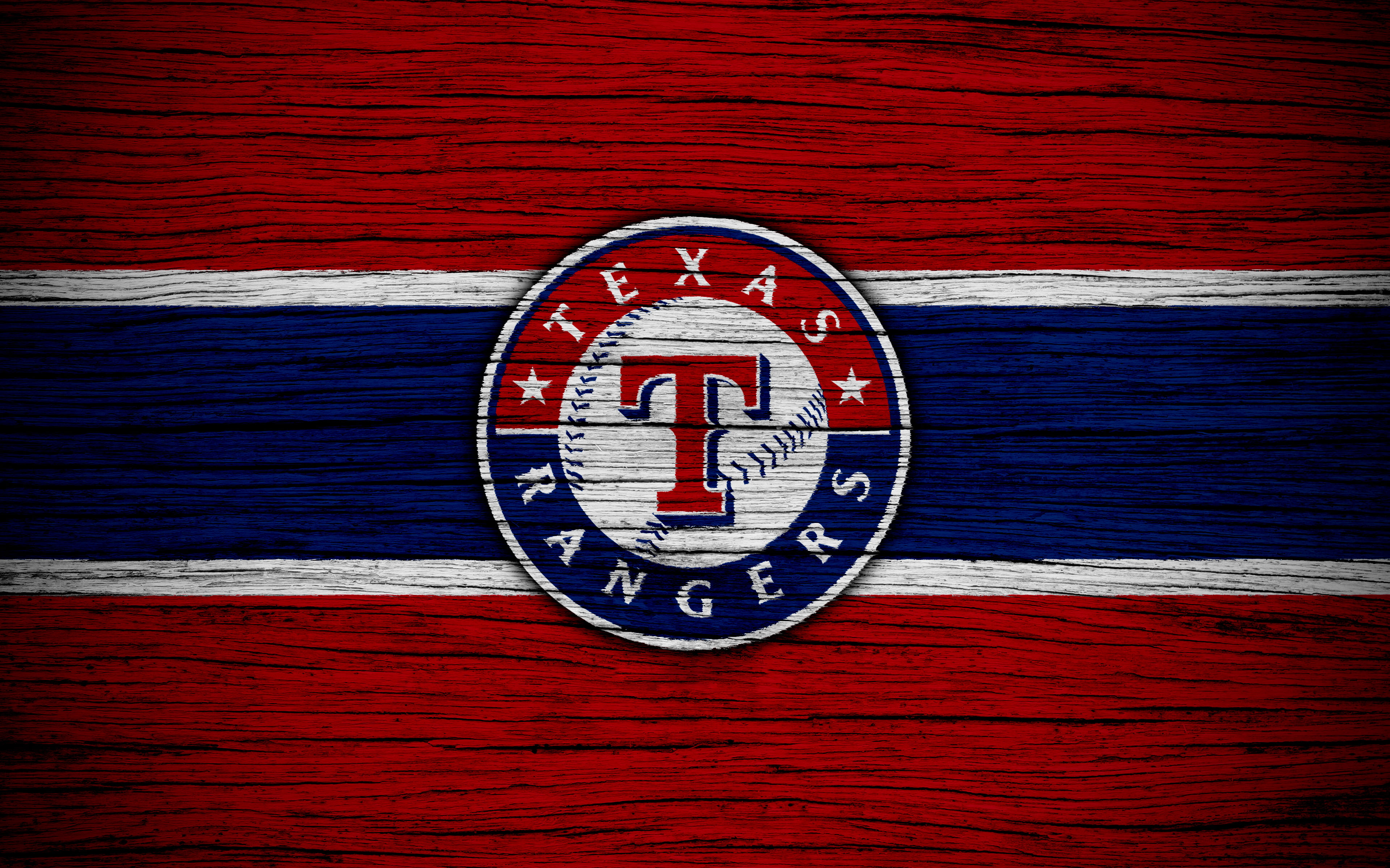 Logo, MLB, 4K, Texas Rangers, Baseball, HD Wallpaper