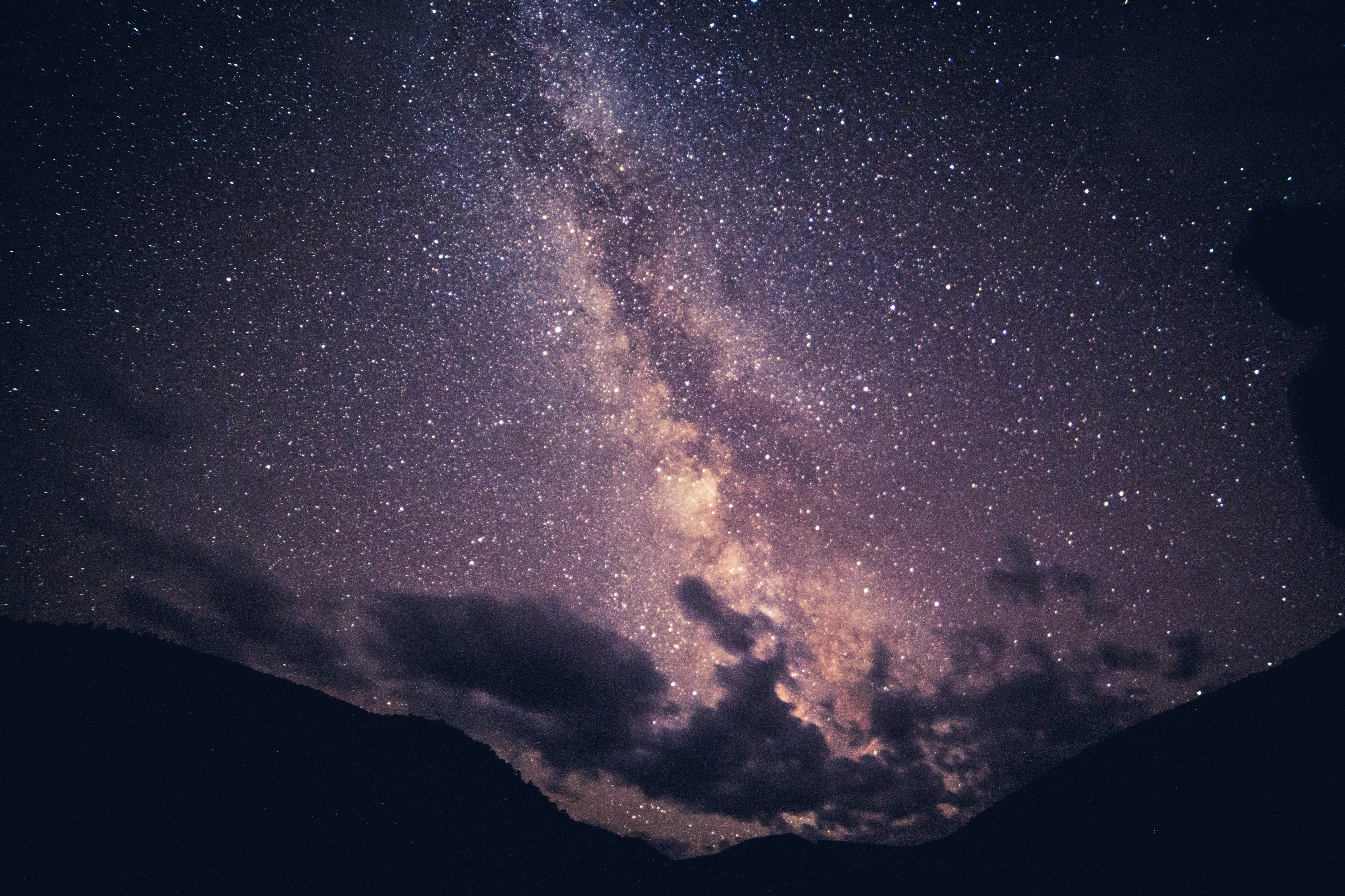 majestic, constellation, milky Way, low angle view, infinity, planet - Space, stratosphere, nebula, 5K, space Exploration, science, black, glowing, cloud - Sky, HD Wallpaper