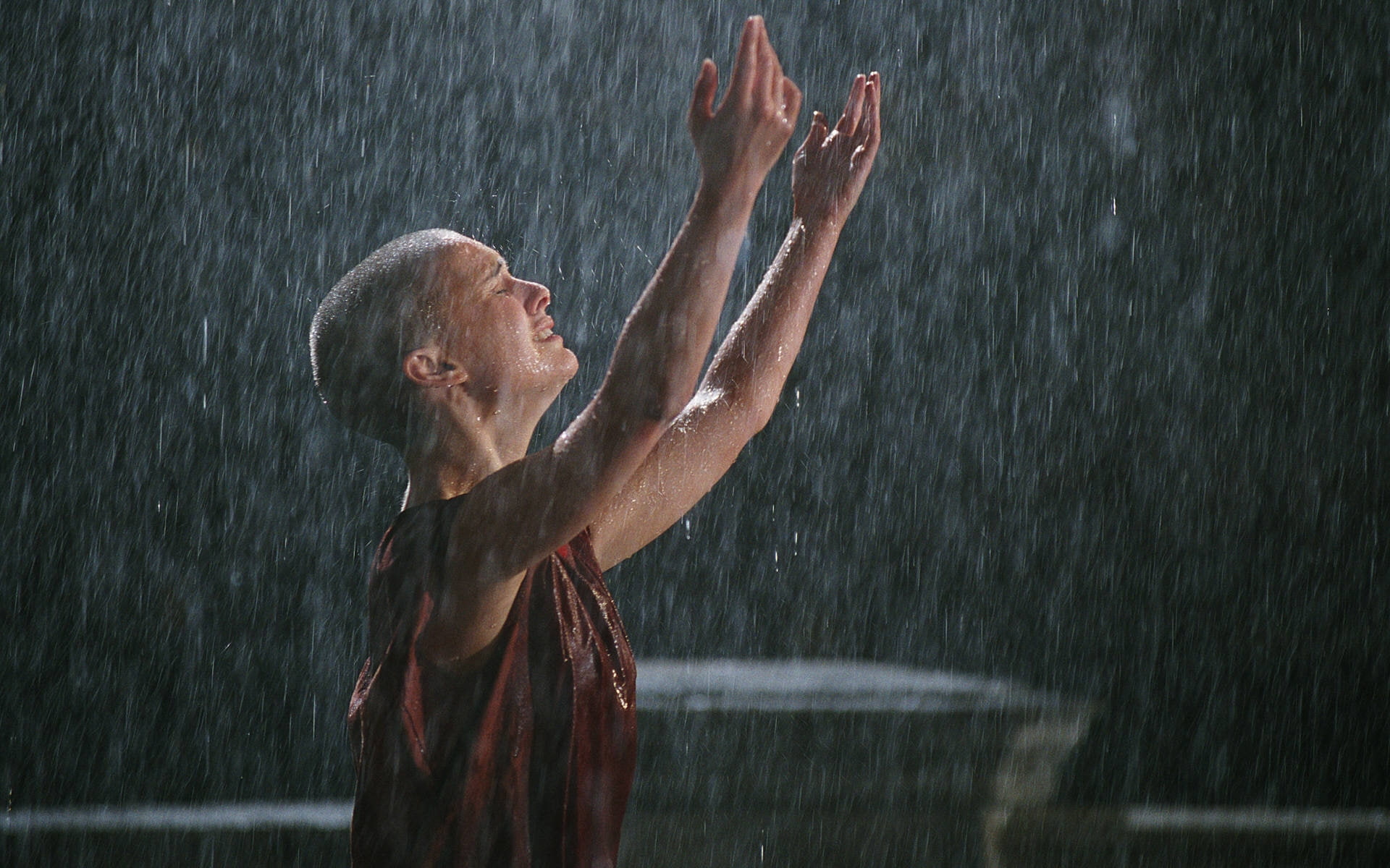 actress, rain, movies, portman, vendetta, entertainment, women, v, x, art, natalie, 1080P, hd, HD Wallpaper