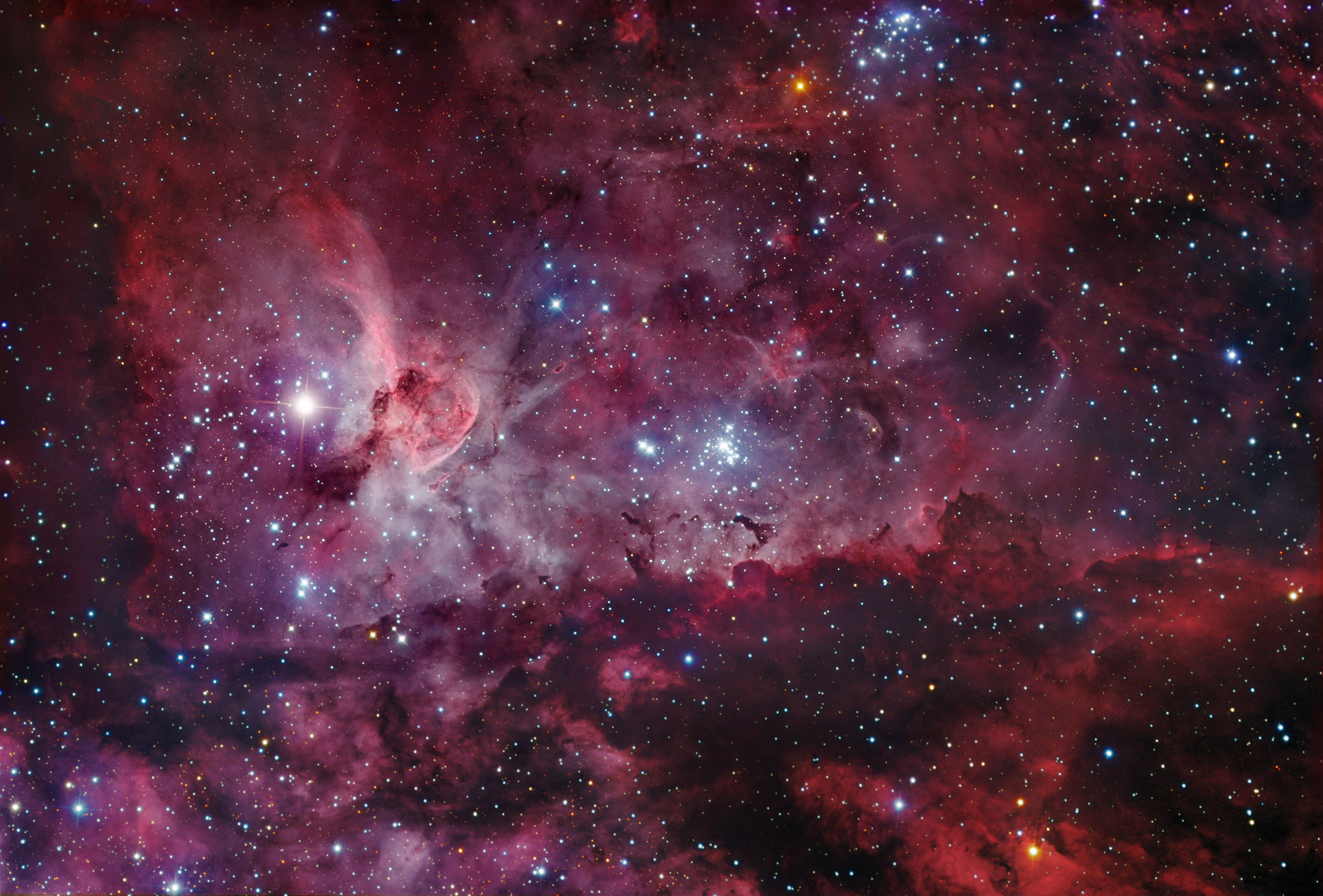 sky, abstract, no people, beauty, space, star Shape, star - Space, nature, Kiel, supernova, nebula, astronomy Telescope, science, NGC 3372, luminosity, HD Wallpaper