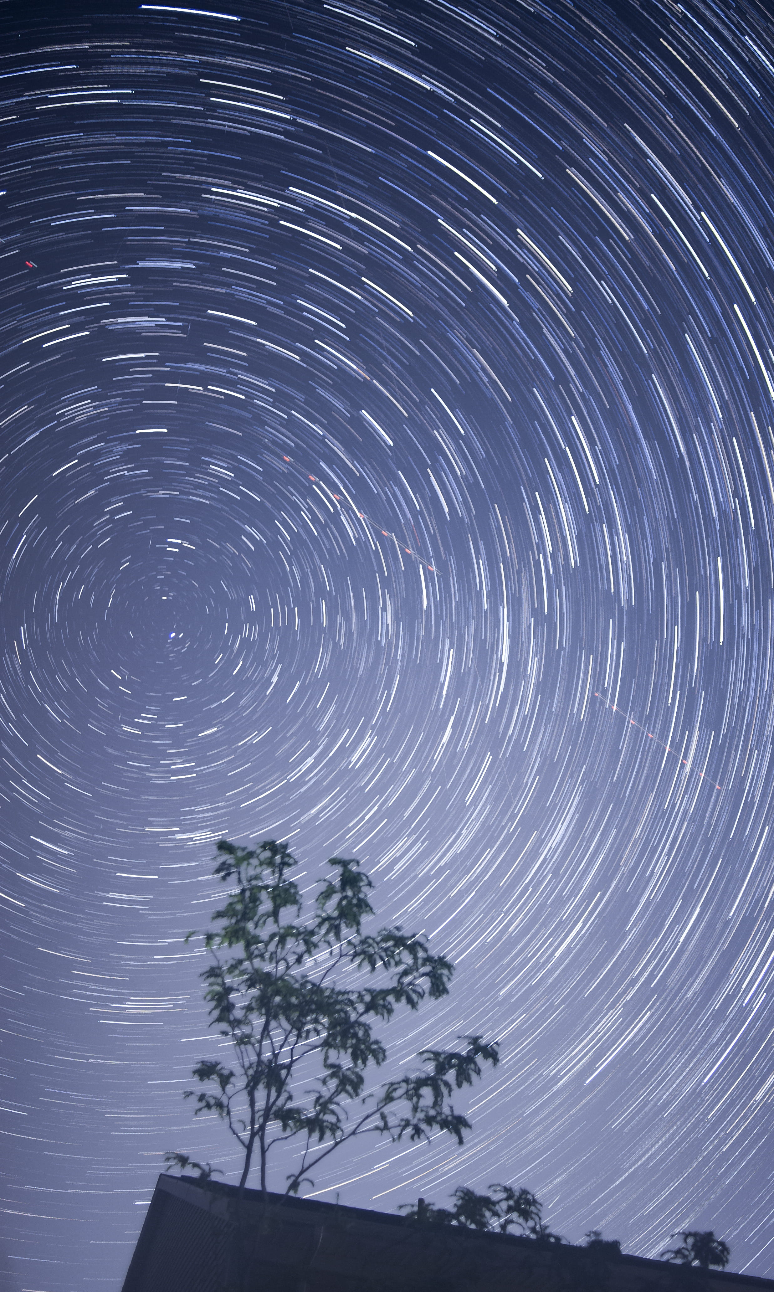 blurred motion, tranquil scene, big rapids, star, concentric, motion, 4K, no people, tranquility, spinning, astronomy, nightphotography, long exposure, Phone HD Wallpaper