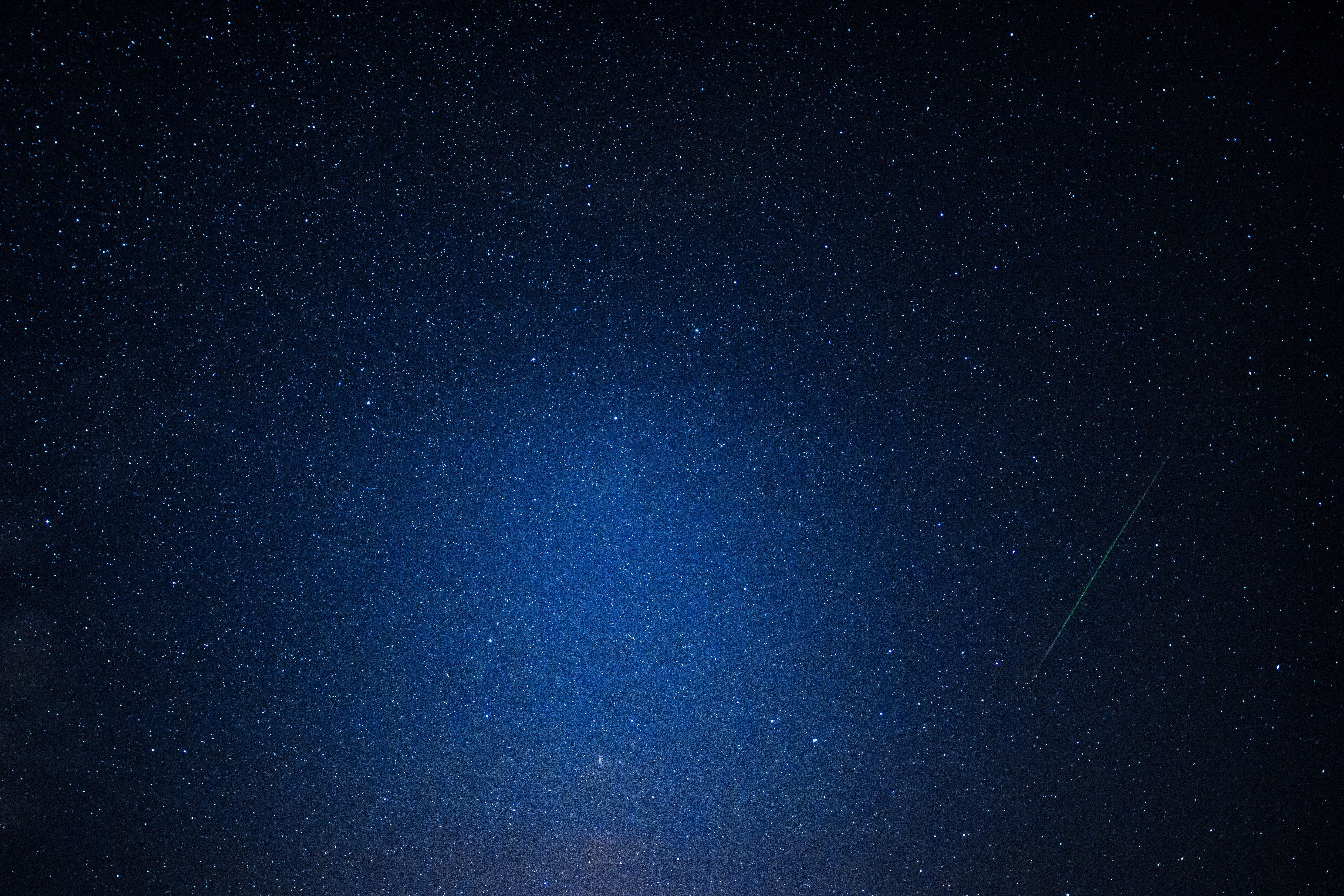 full frame, trees, no people, tranquil scene, starry, tranquility, constellation, sky, milky way, scenics - nature, nature, idyllic, star, 4K, nighttime, HD Wallpaper