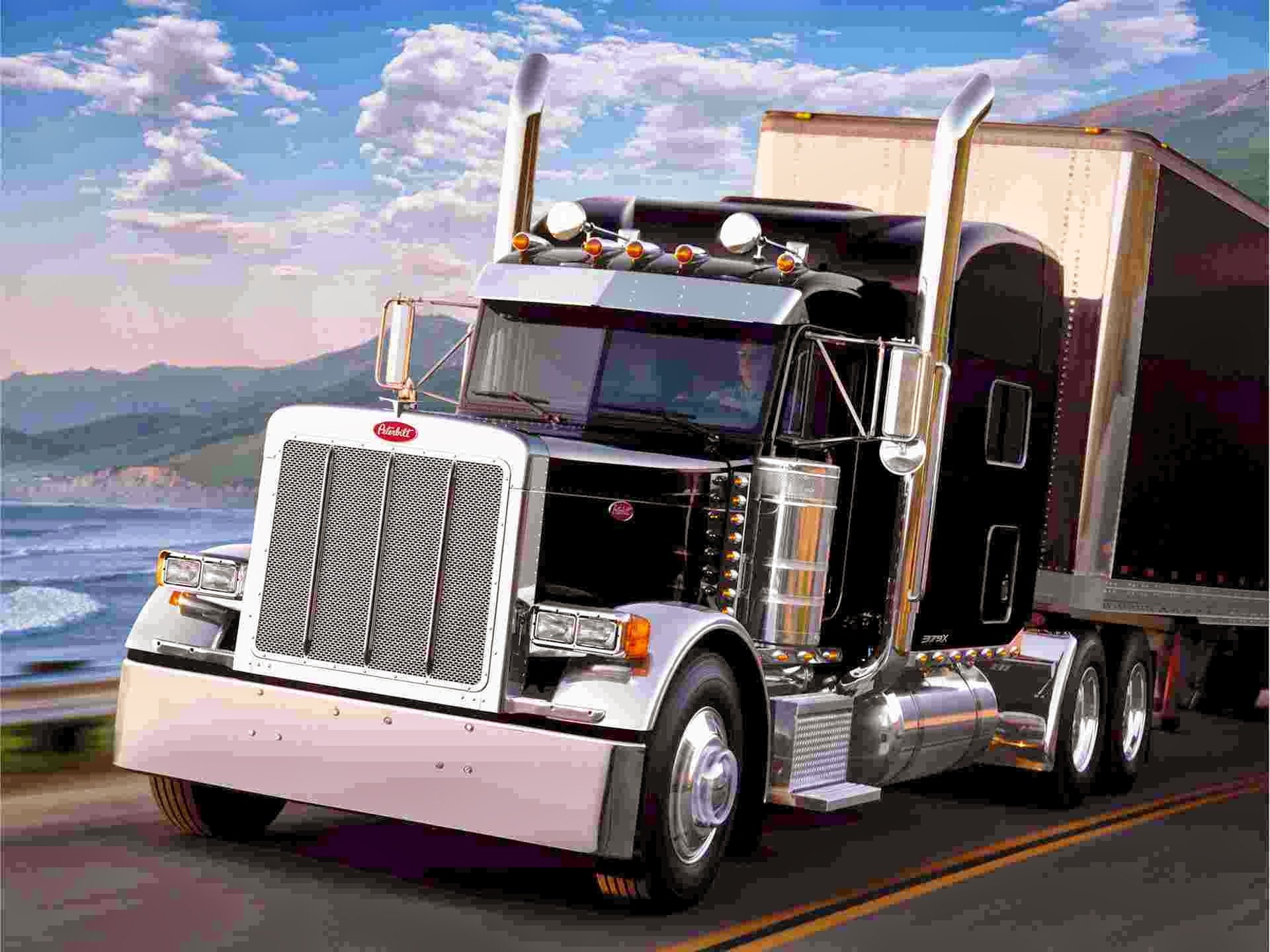 transport, truck, tractor, peterbilt, semi, 1080P, HD Wallpaper