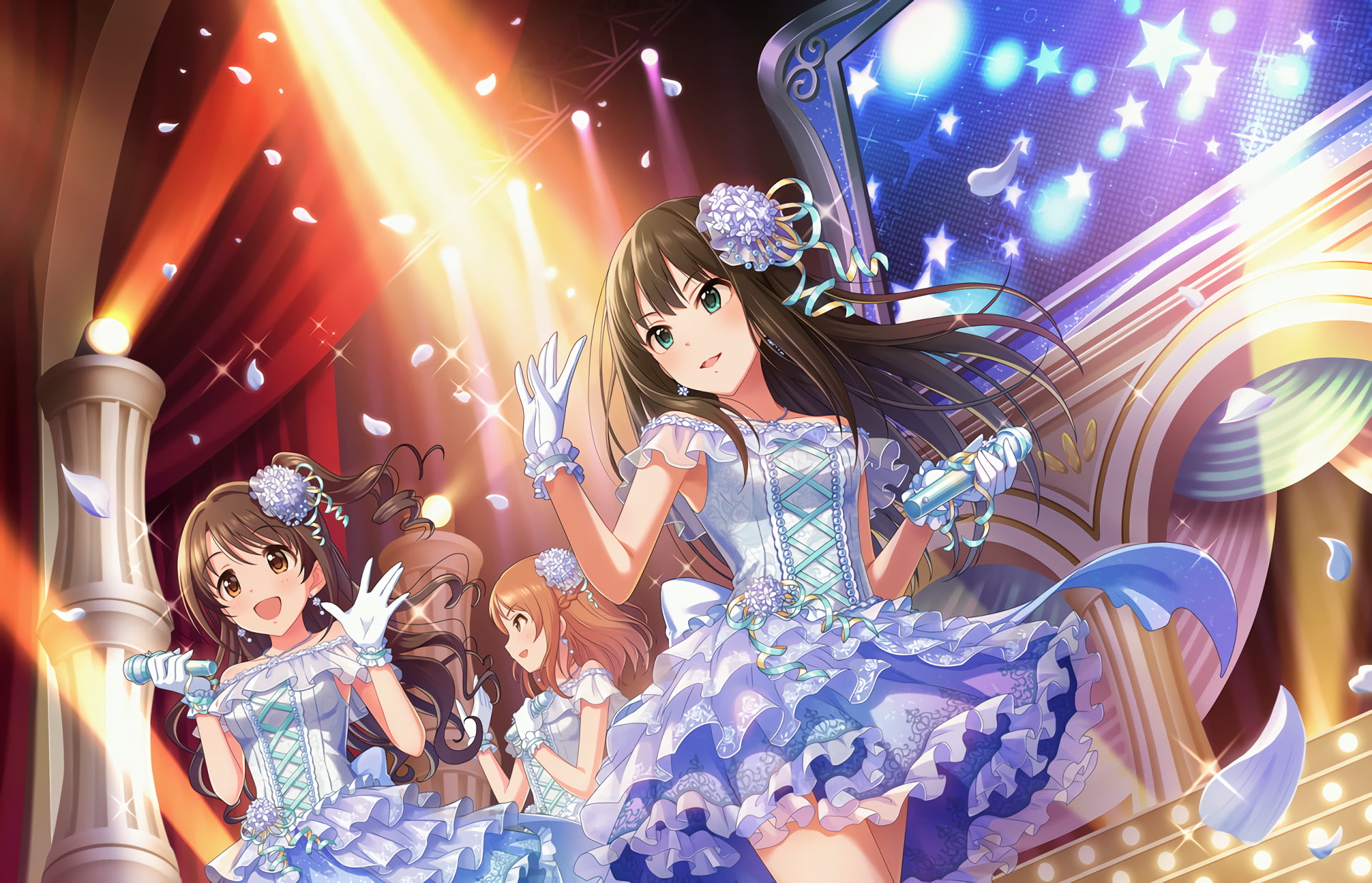 The Idolmaster: Cinderella Girls Starlight Stage, Anime, Karen Houjou, Rin Shibuya, Uzuki Shimamura, 1080P, HD Wallpaper