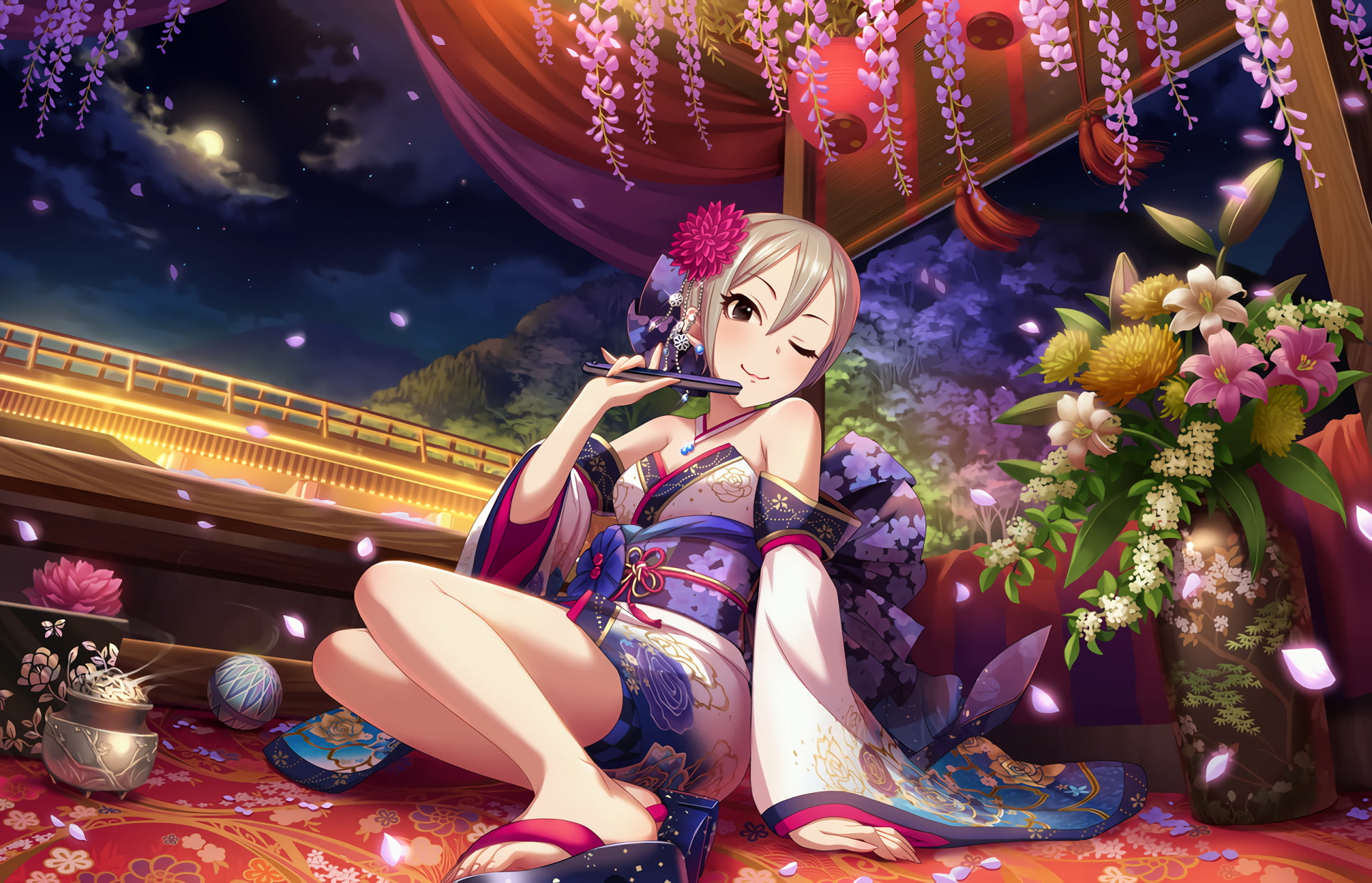 1080P, Anime, The Idolmaster: Cinderella Girls Starlight Stage, Syuko Shiomi, HD Wallpaper
