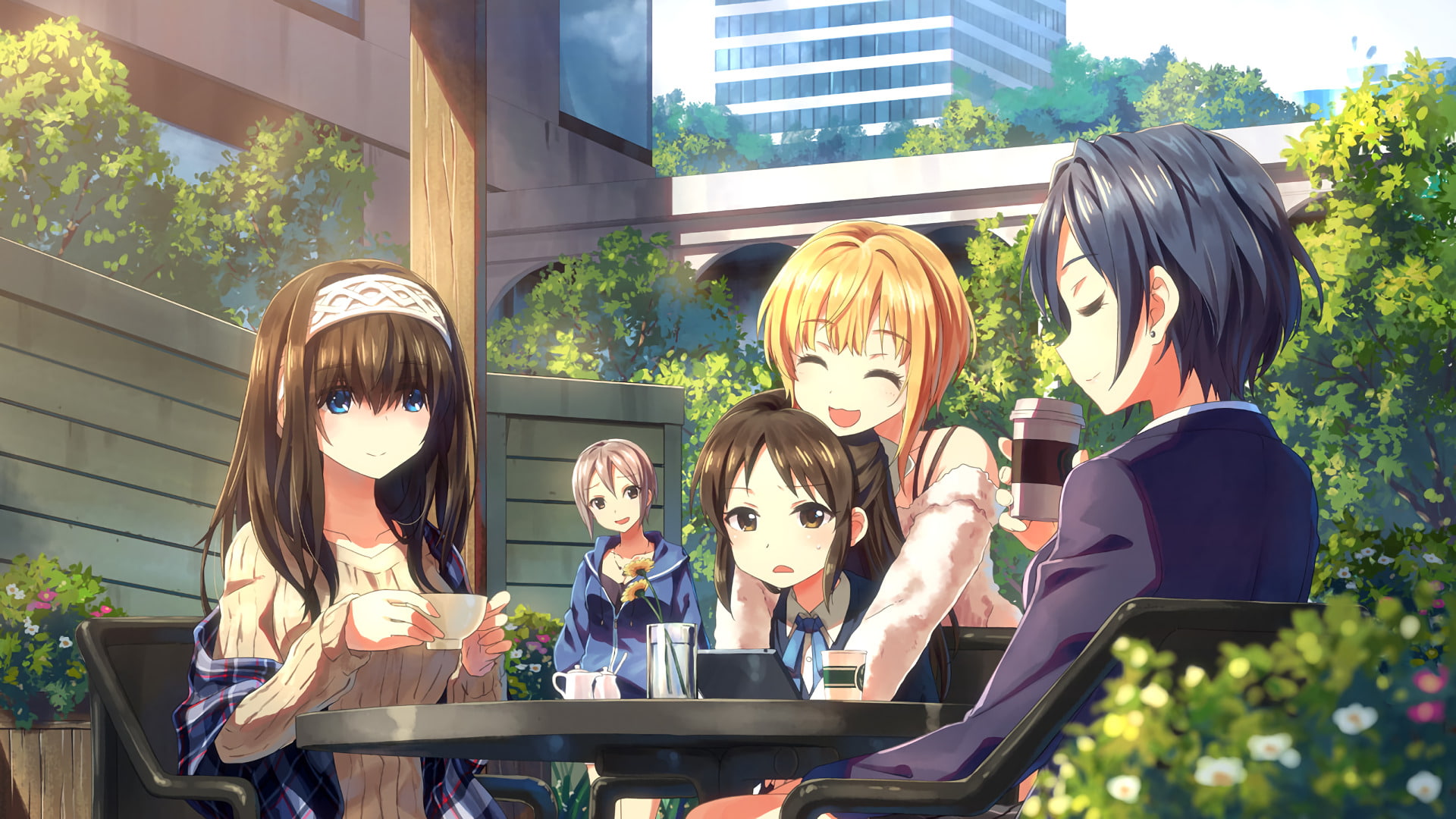 Anime, Syuko Shiomi, Arisu Tachibana, Fumika Sagisawa, The iDOLM@STER Cinderella Girls, 1080P, Kanade Hayami, Frederica Miyamoto, HD Wallpaper