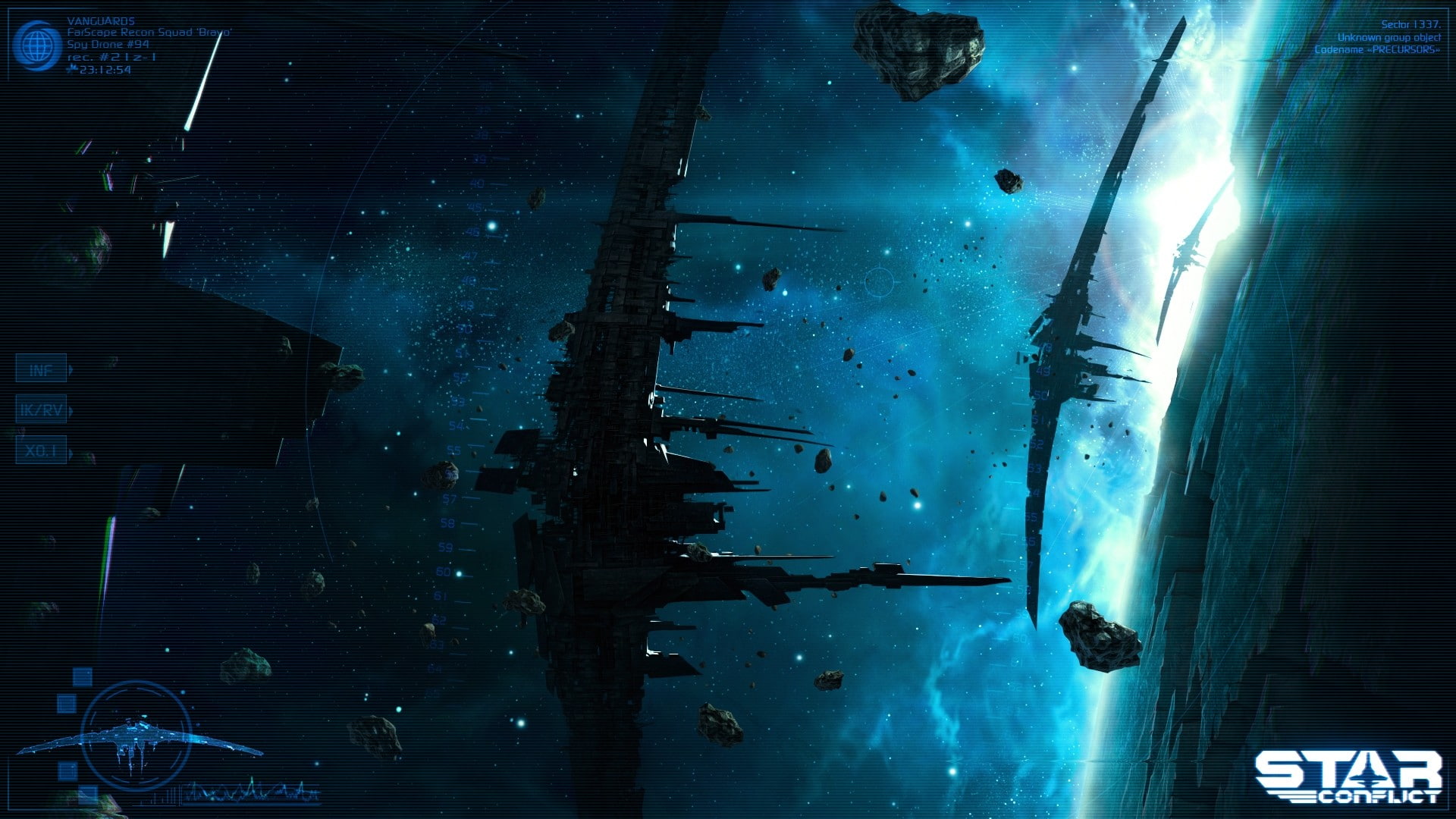 star, 1080P, starlight, conflict, spaceships, hd, video games, HD Wallpaper