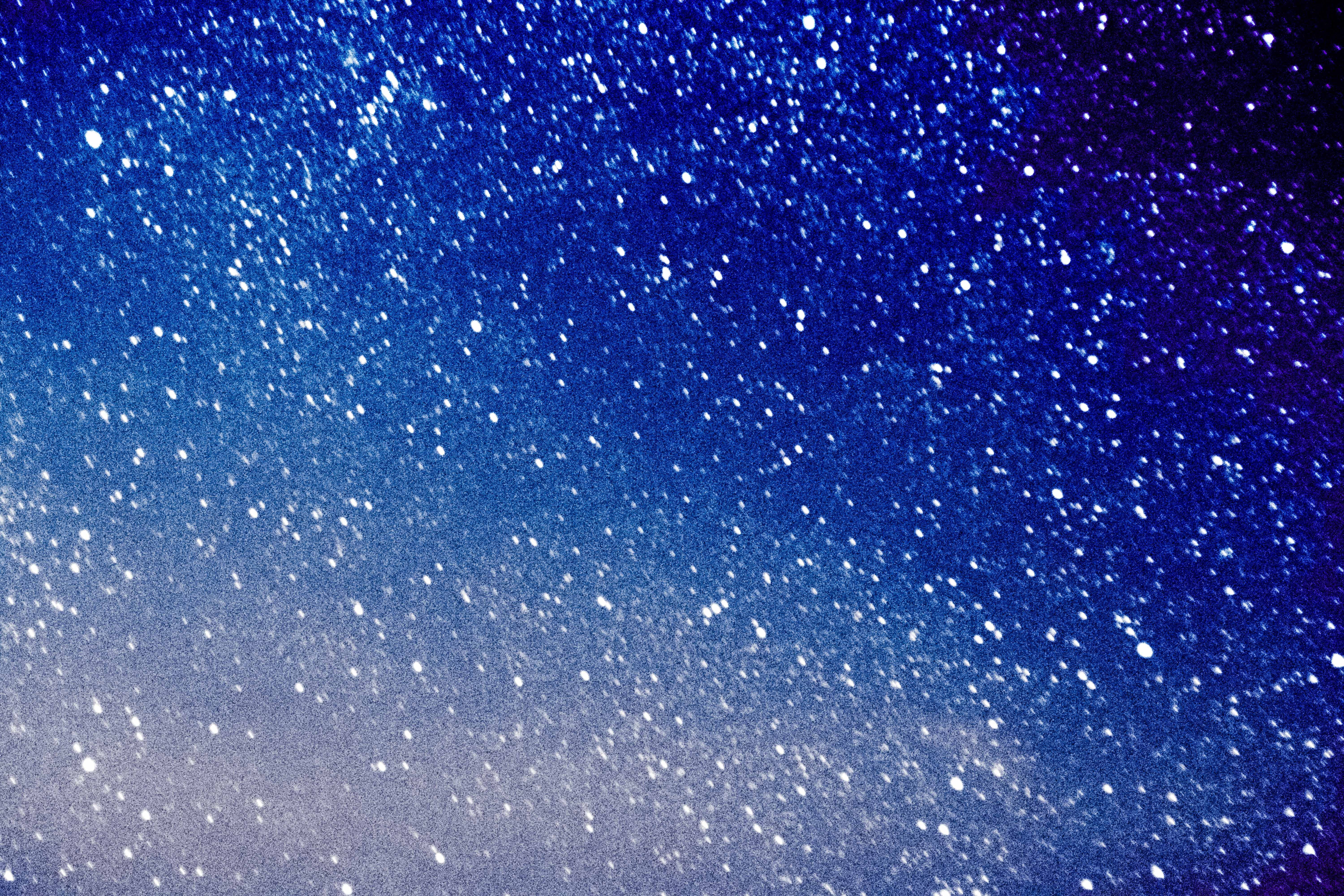 extreme weather, calm, night, specks, speckled, outdoors, astronomy, nature, switzerland, snowflake, winter, tranquility, blue, white, pattern, speck, blurry, HD Wallpaper