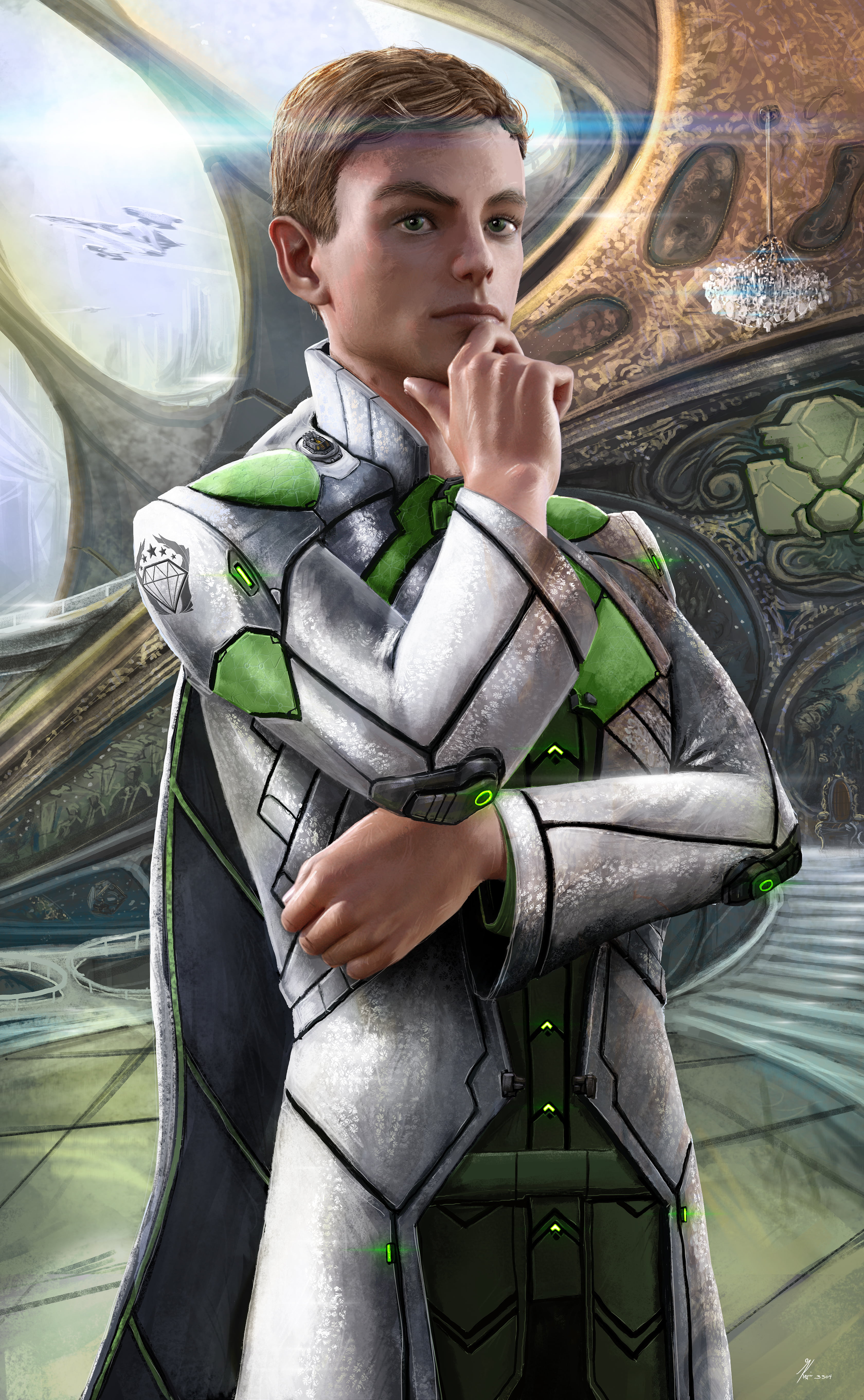Kev-Art, Political Figure, 5K, imperial guard, Elite: Dangerous, politics, Commander, Phone HD Wallpaper