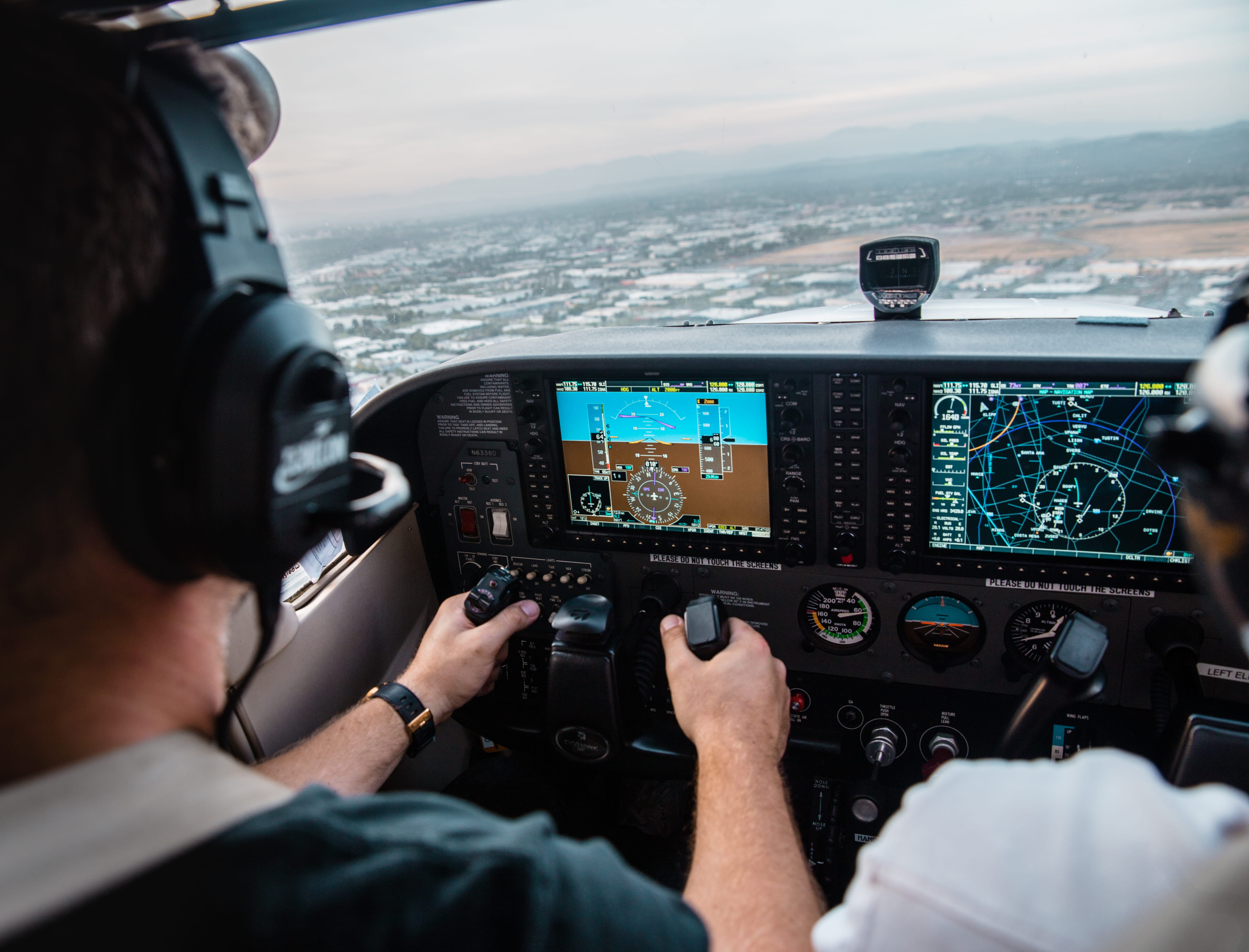 piloting, over the shoulder view, people, outdoors, aircraft, air Vehicle, boat Captain, water, flight, navigate, adult, building, pilot, one Person, technology, HD Wallpaper