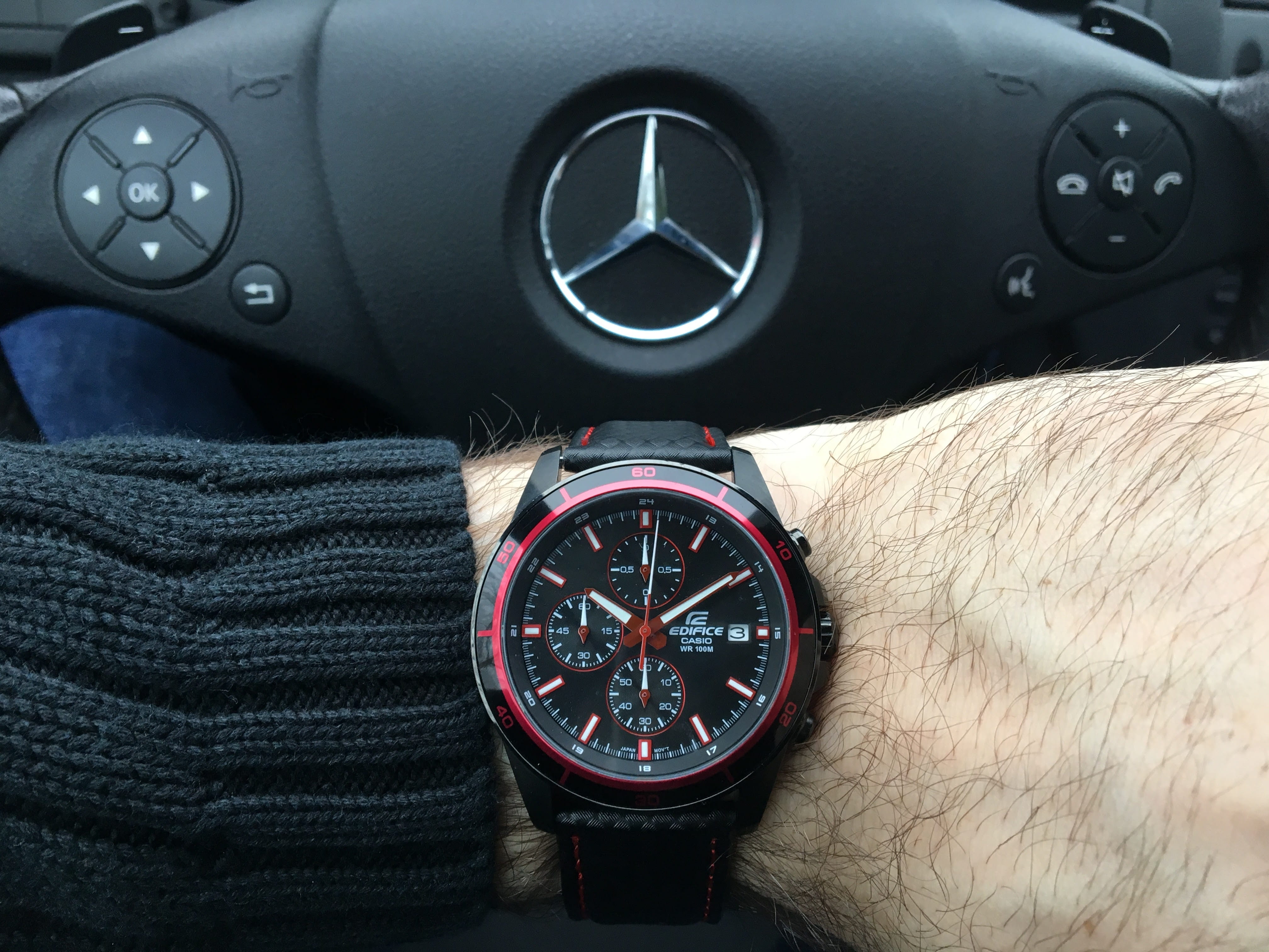 vehicle interior, mercedes, personal accessory, watch, speed, casio, motor vehicle, road trip, mode of transportation, indoors, human body part, speedometer, HD Wallpaper