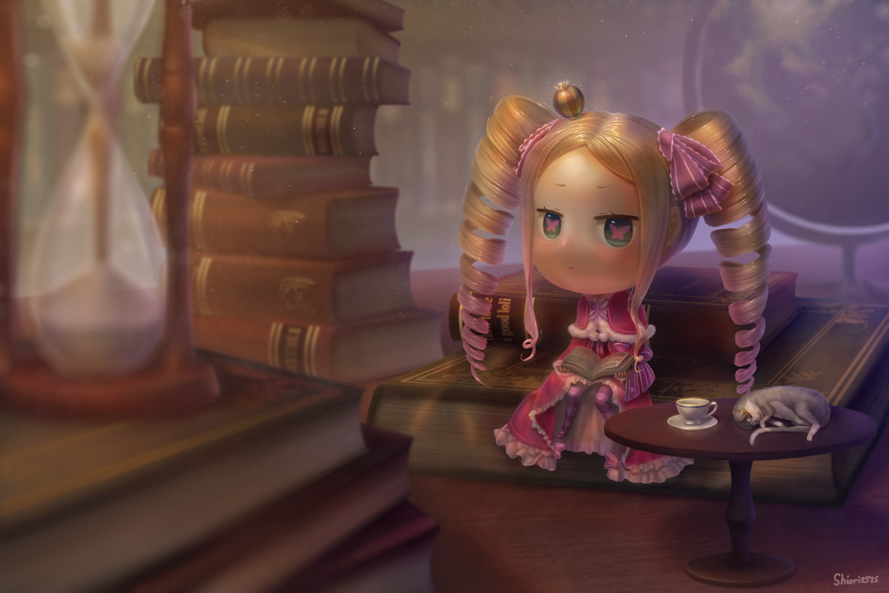 Re:ZERO -Starting Life in Another World-, Anime, 720P, Pack (Re:ZERO), Re:Zero, Beatrice (Re:ZERO), HD Wallpaper