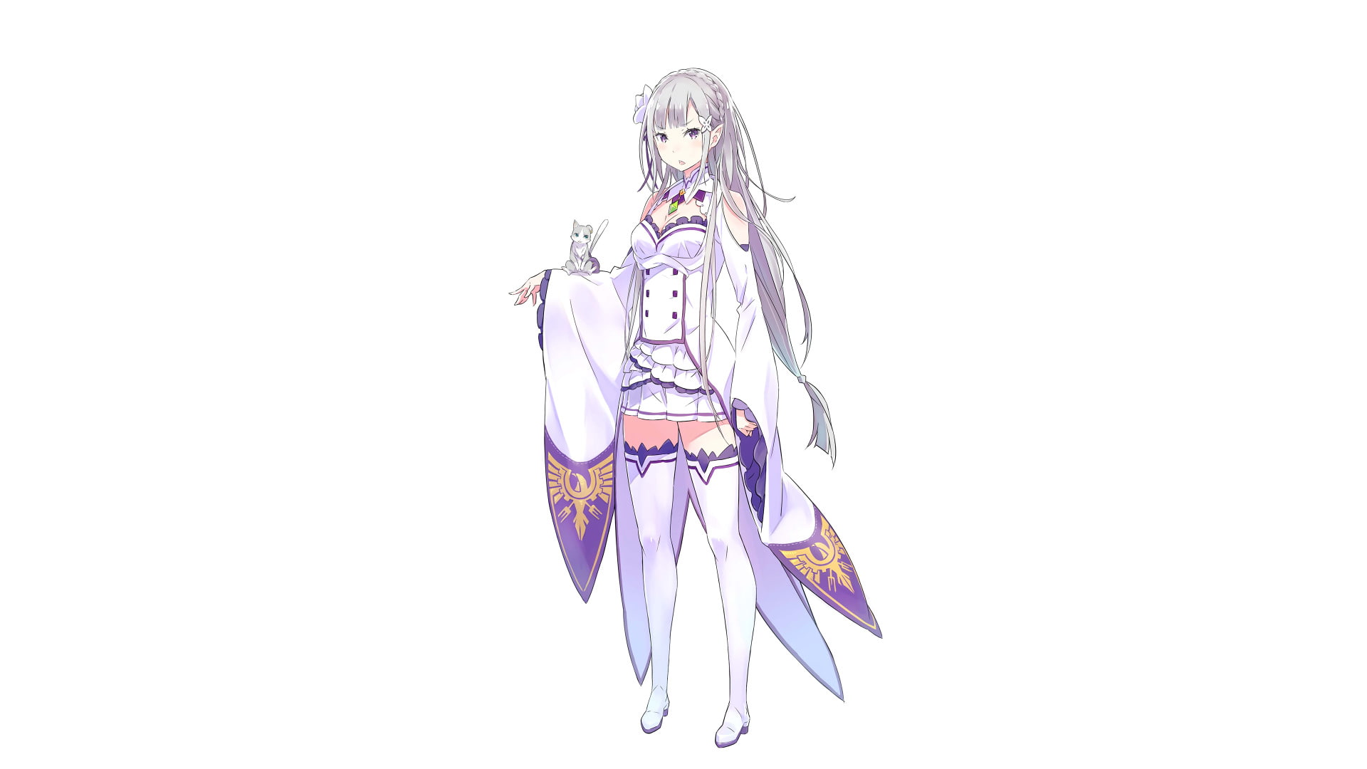 1080P, Re:ZERO -Starting Life in Another World-, Pack (Re:ZERO), Emilia (Re:ZERO), Anime, Re:Zero, HD Wallpaper